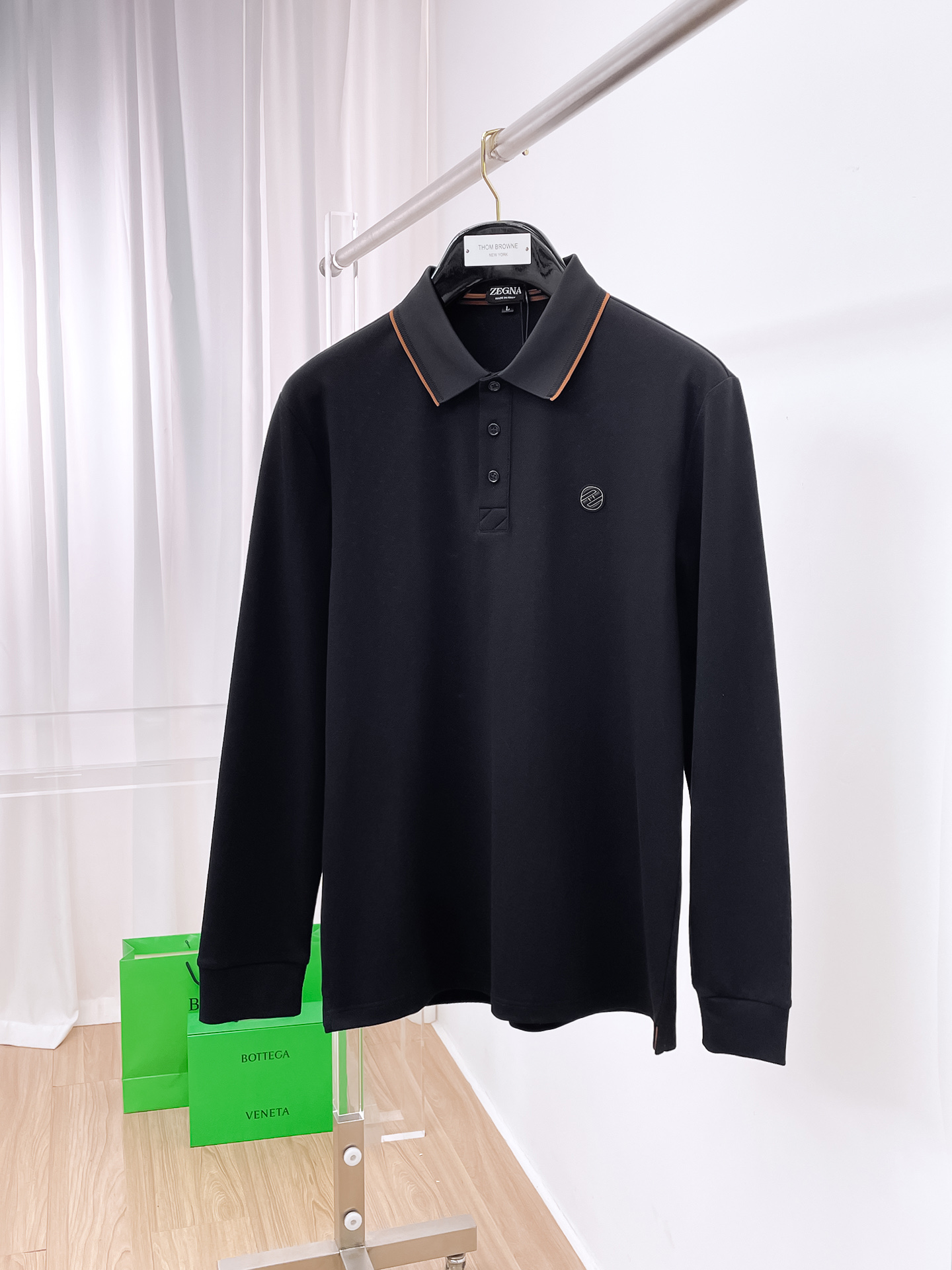 NO:527323,Zegna Xinjiang long velvet cotton soft and comfortable autumn and winter limited long-sleeved Polo series -,,zegna,alexander wang19860909杰尼亚 新疆长绒棉 柔软舒适 秋冬限量款长袖Polo系列 -,,zegna,alexander wang,Men's clothing