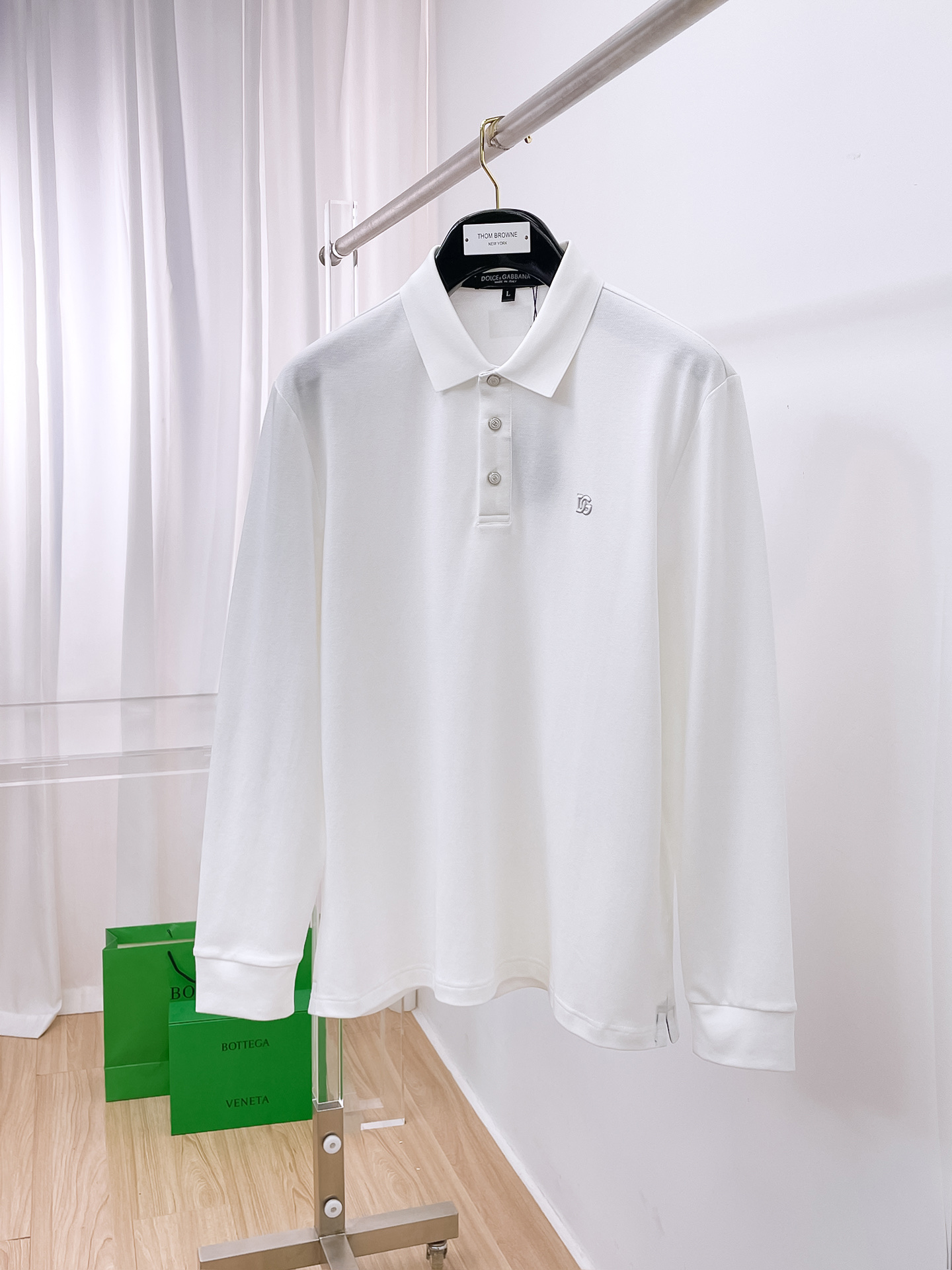 NO:527320,Dolce & Gabbana DG Xinjiang long velvet cotton soft and comfortable autumn and winter limited long-sleeved Polo series -, Dolce & Gabbana, alexander wang19860909杜嘉班纳 DG 新疆长绒棉 柔软舒适 秋冬限量款长袖Polo系列 -,,Dolce&Gabbana,alexander wang,Men's clothing