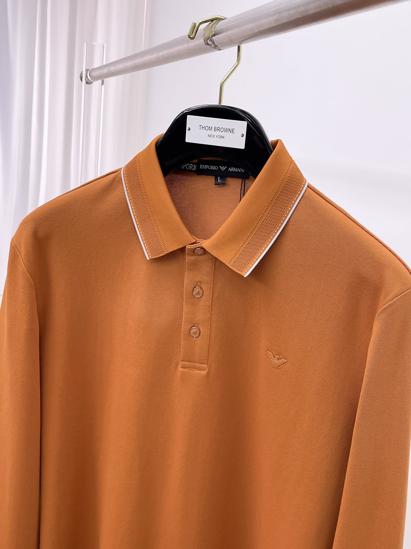 开春新品 阿玛尼 独家专供新款原单男士Polo长袖高端定制 高版本 时尚百搭爆款⚠️⚠️✨✨原版进口纯棉