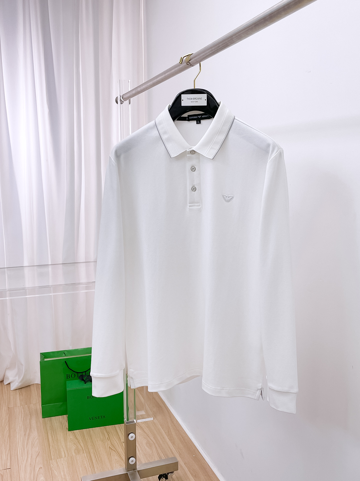 开春新品 阿玛尼 独家专供新款原单男士Polo长袖高端定制 高版本 时尚百搭爆款⚠️⚠️✨✨原版进口纯棉