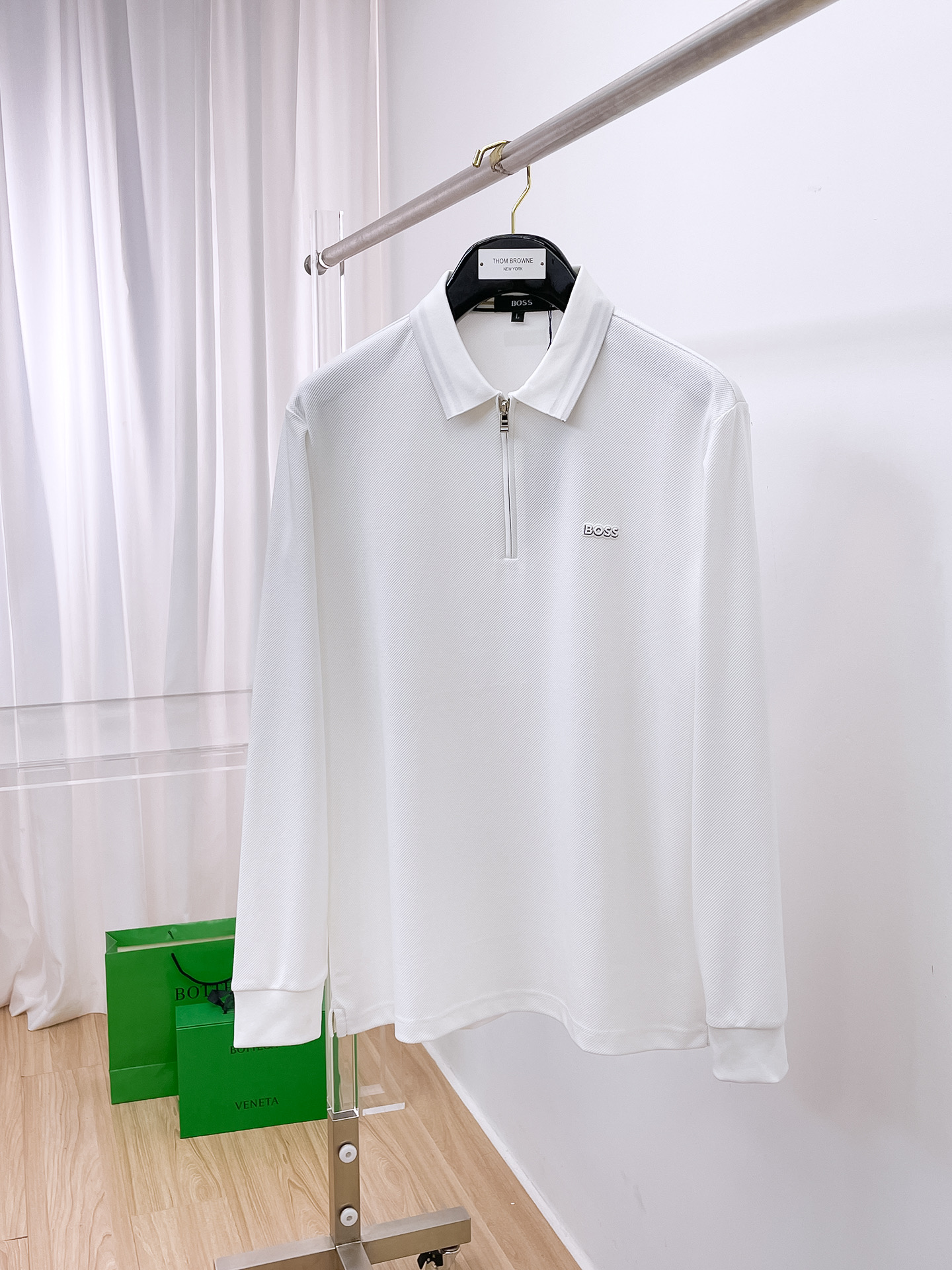 开春新品 boss 独家专供新款原单男士Polo长袖高端定制 高版本 时尚百搭爆款⚠️⚠️✨✨原版进口纯