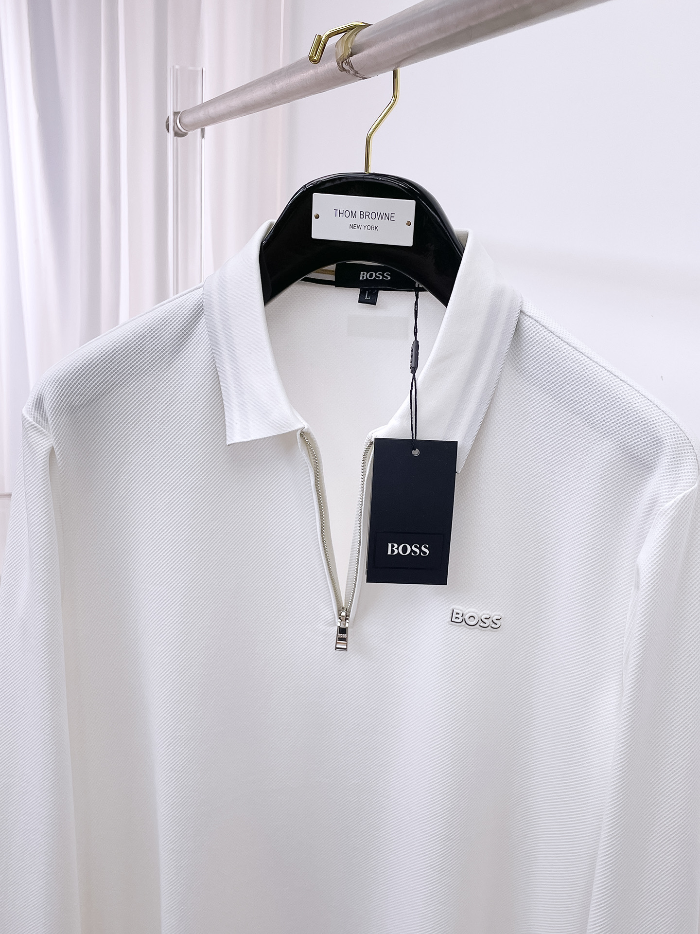 开春新品 boss 独家专供新款原单男士Polo长袖高端定制 高版本 时尚百搭爆款⚠️⚠️✨✨原版进口纯