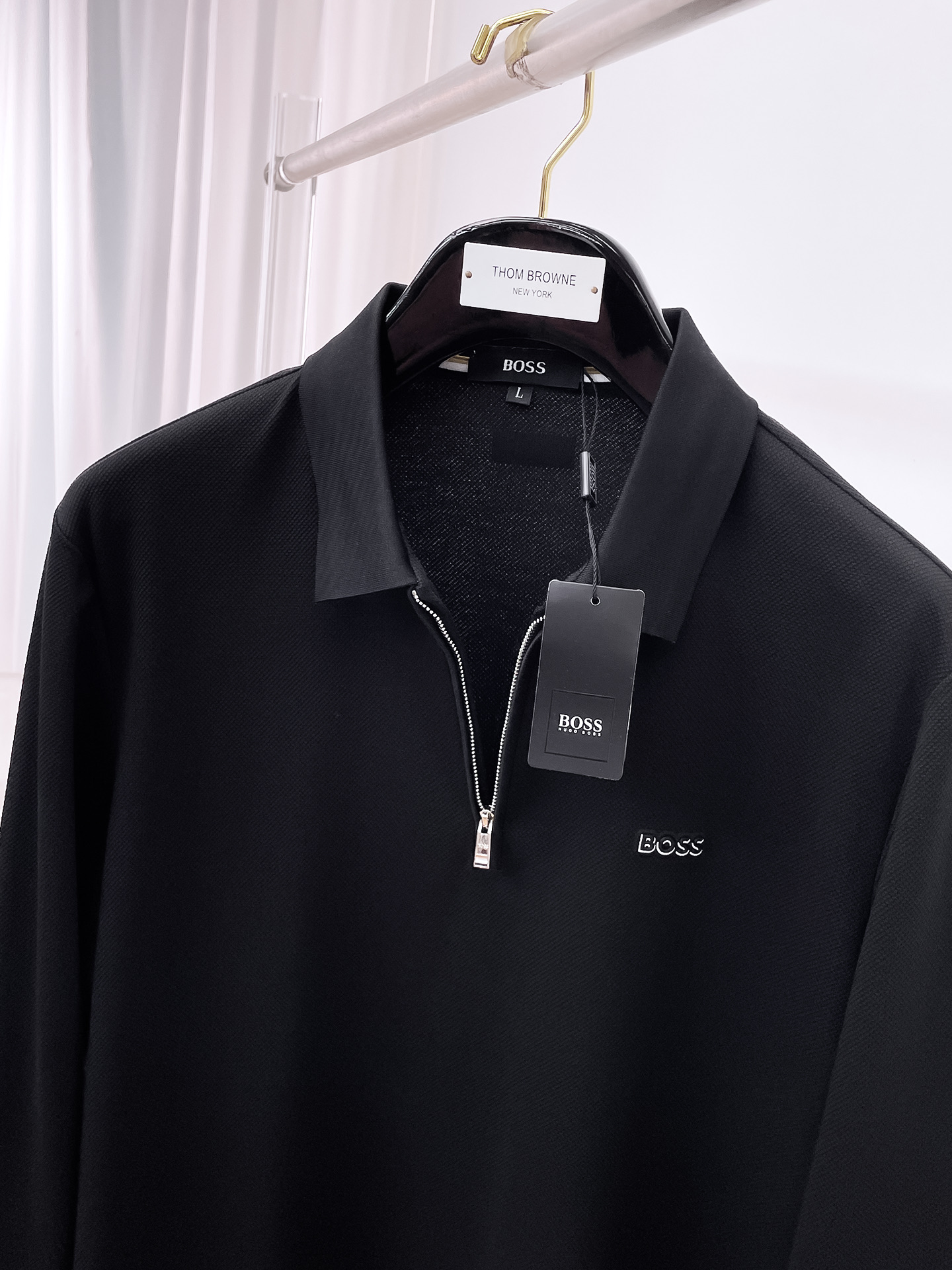 开春新品 boss 独家专供新款原单男士Polo长袖高端定制 高版本 时尚百搭爆款⚠️⚠️✨✨原版进口纯