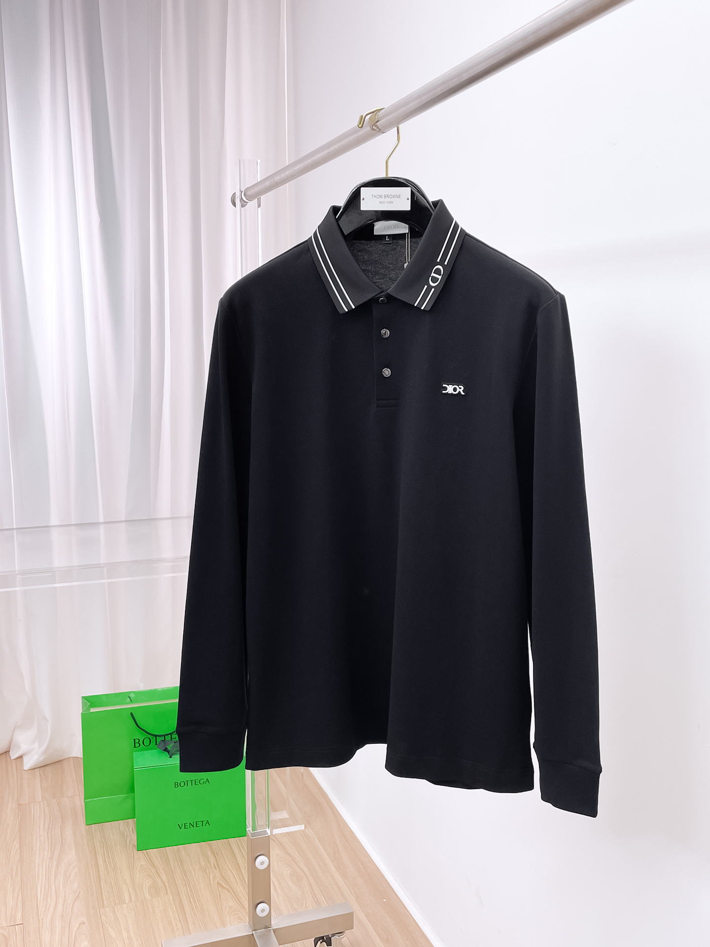 开春新品 迪奥 独家专供新款原单男士Polo长袖高端定制 高版本 时尚百搭爆款⚠️⚠️✨✨原版进口纯棉面