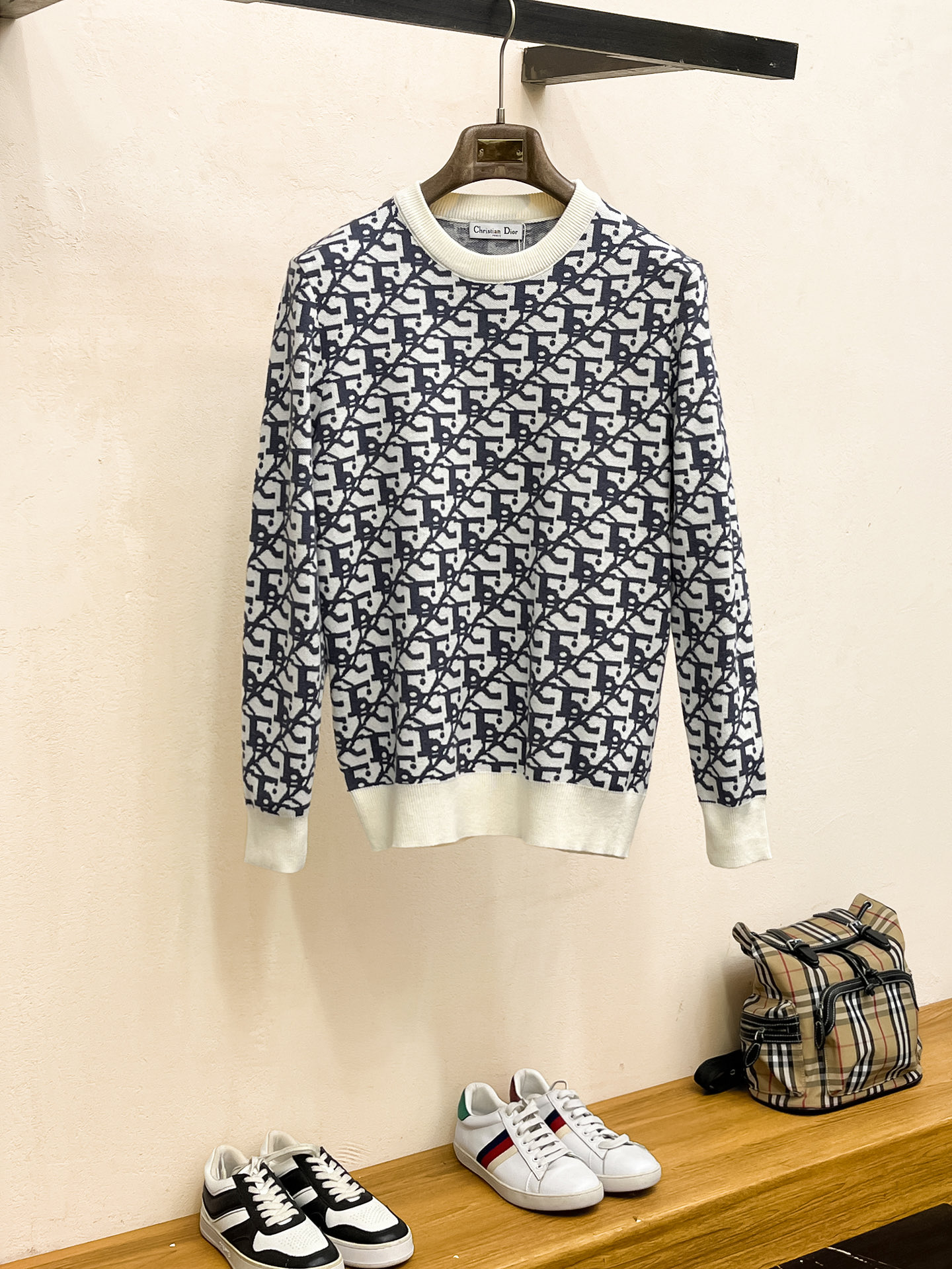 Pull en Laine Jacquard Dior Homme - Confort et Style