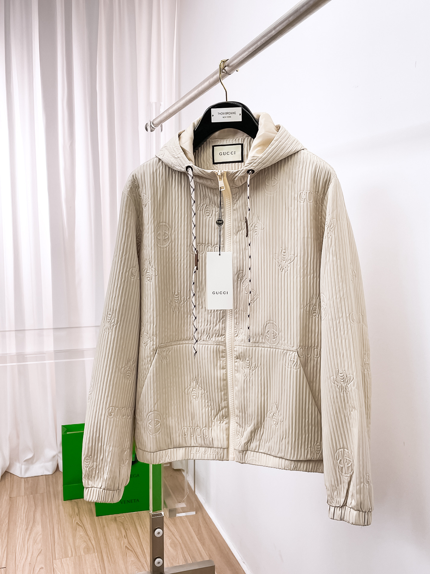 Gucci Herenjas met Logo - Stijlvolle Jas voor de Herfst/Winter van 2025