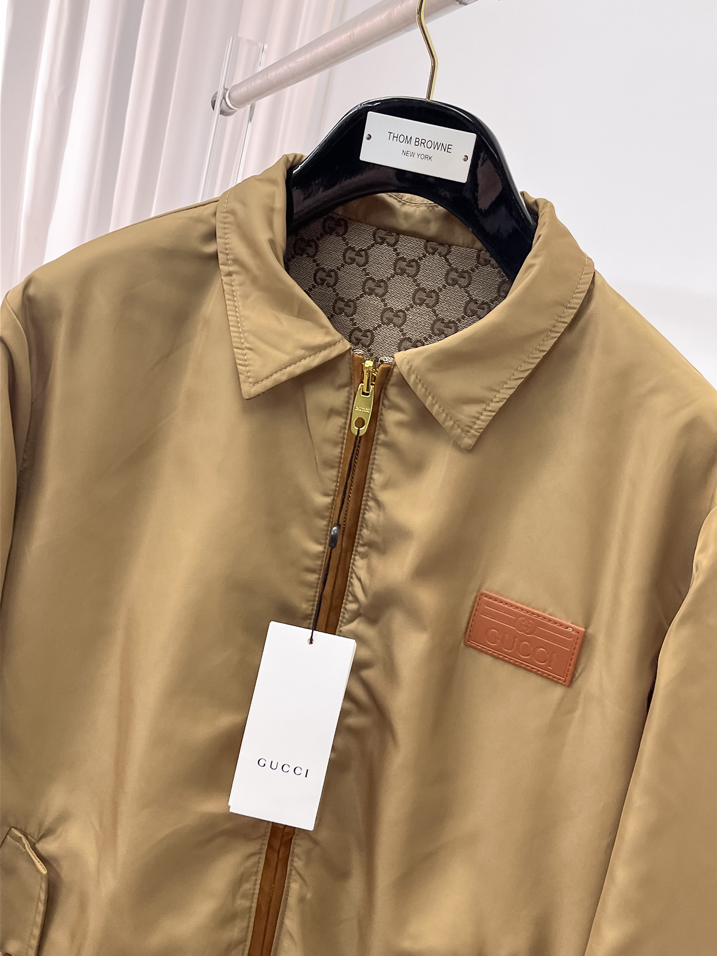 Gucci 2025 Fall/Winter Jacket, Top Quality, Full Logo Print, Metal Zipper 11 i1756949343299 664 0 9