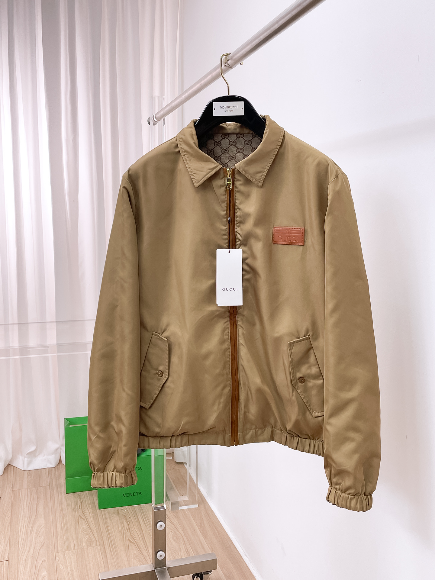Gucci 2025 Fall/Winter Jacket, Top Quality, Full Logo Print, Metal Zipper 10 i1756949343386 8420 0 8