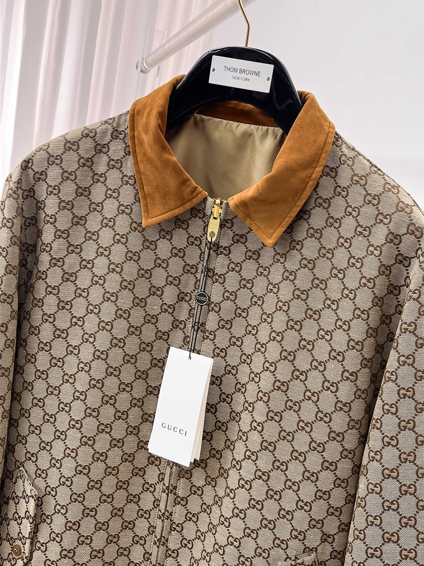 Gucci 2025 Fall/Winter Jacket, Top Quality, Full Logo Print, Metal Zipper 3 i1756949346413 44 0 1