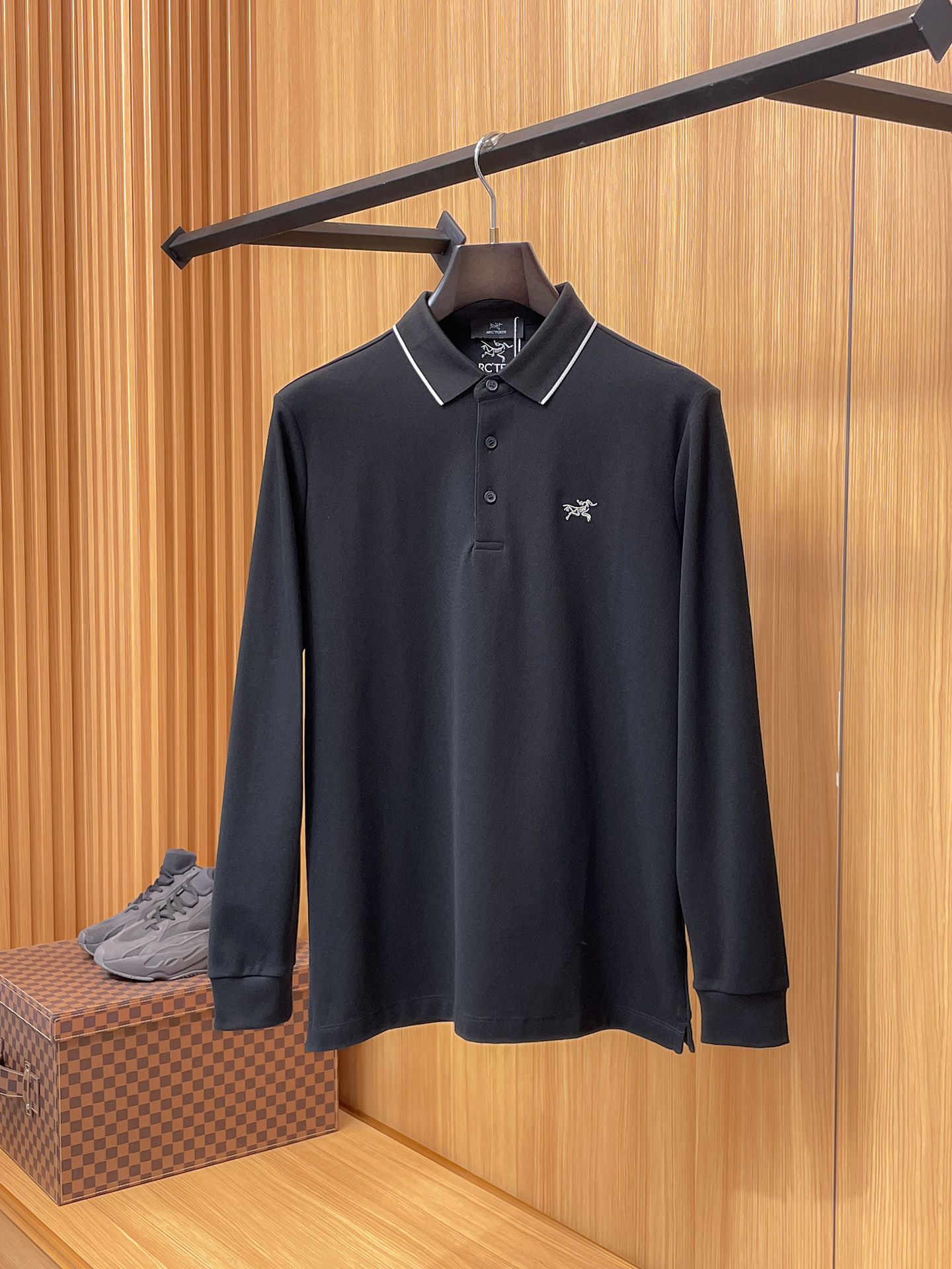 NO:525156,Archaeopteryx Xinjiang long velvet cotton soft and comfortable autumn and winter limited long-sleeved Polo series -,arc'teryx,alexander wang19860909始祖鸟 新疆长绒棉 柔软舒适 秋冬限量款长袖Polo系列 -,arc'teryx,alexander wang,Men's clothing