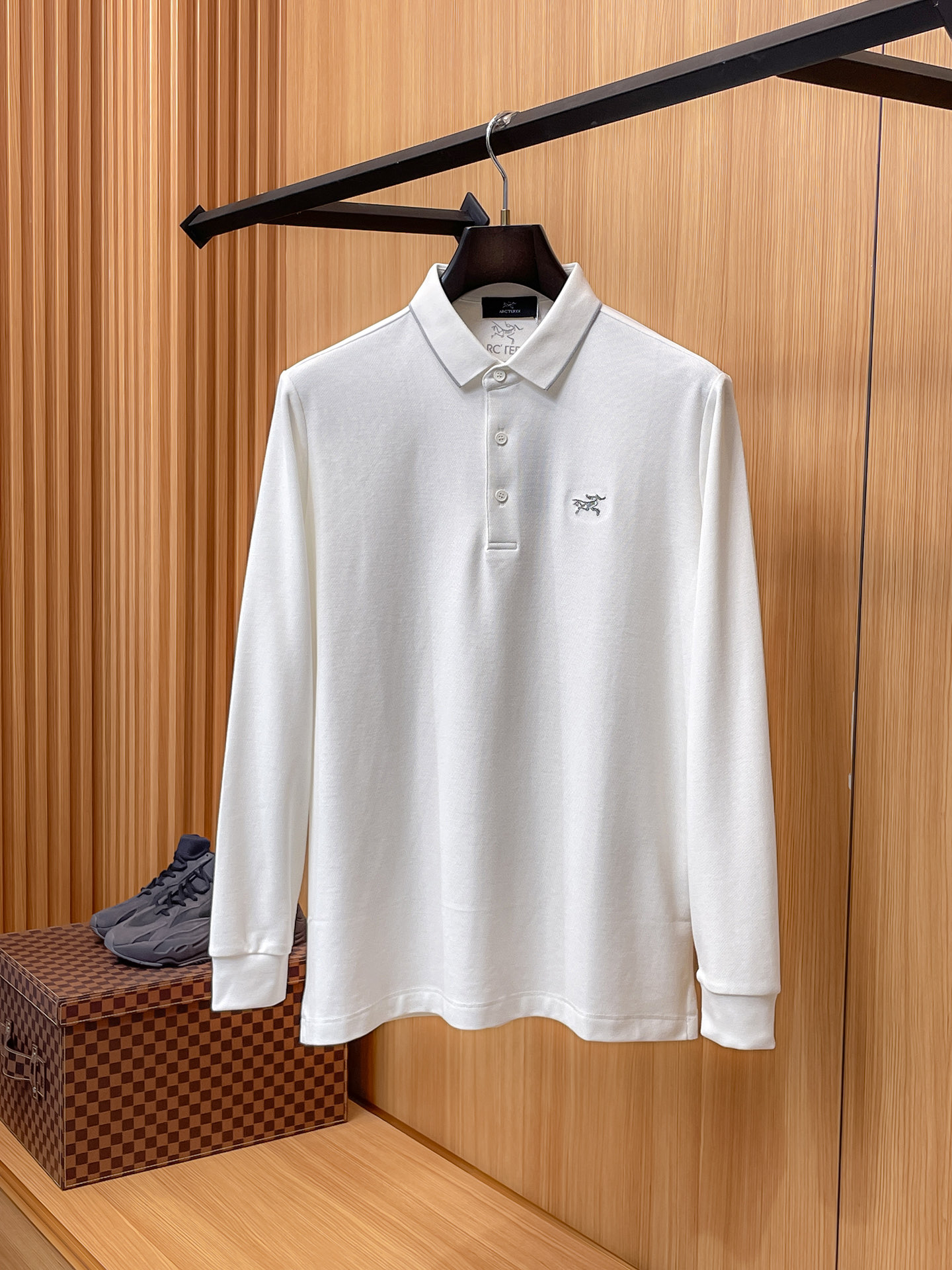 NO:525150,Archaeopteryx Xinjiang long velvet cotton soft and comfortable autumn and winter limited long-sleeved Polo series -,arc'teryx,alexander wang19860909始祖鸟 新疆长绒棉 柔软舒适 秋冬限量款长袖Polo系列 -,arc'teryx,alexander wang,Men's clothing