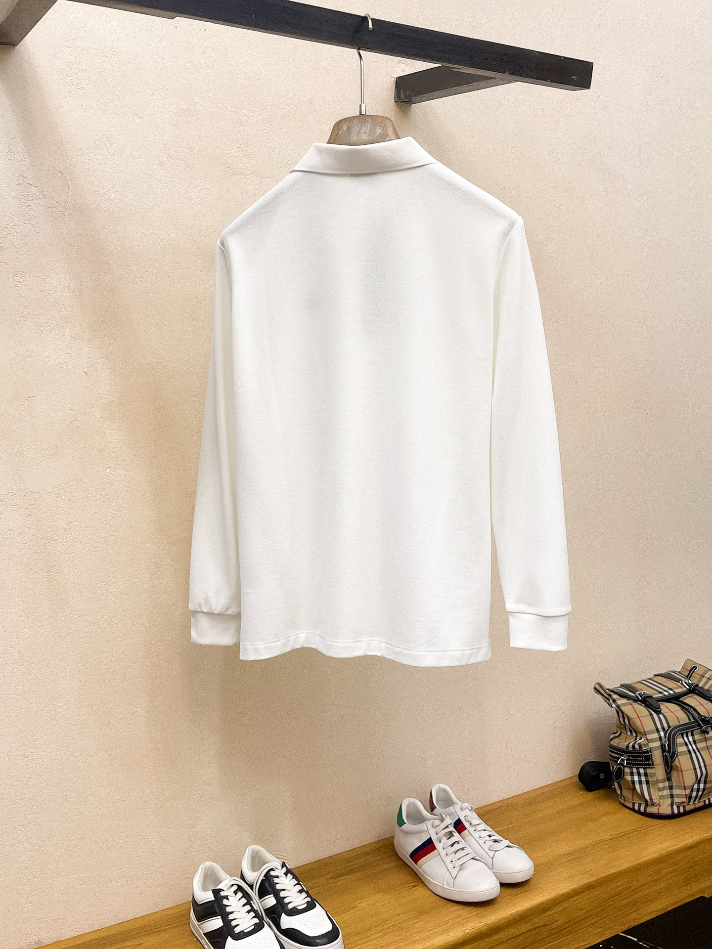 巴宝莉 𝟏𝟎𝟎%新疆长绒棉 柔软舒适2025 秋冬限量款长袖Polo系列𝗦𝗜𝗭𝗘：𝗠-𝟰𝗫𝗟