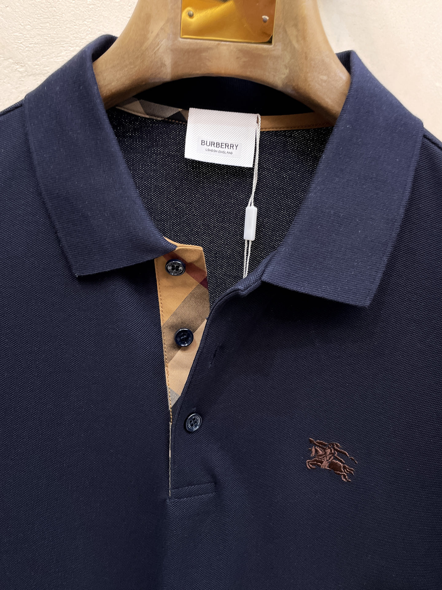 巴宝莉 𝟏𝟎𝟎%新疆长绒棉 柔软舒适2025 秋冬限量款长袖Polo系列𝗦𝗜𝗭𝗘：𝗠-𝟰𝗫𝗟