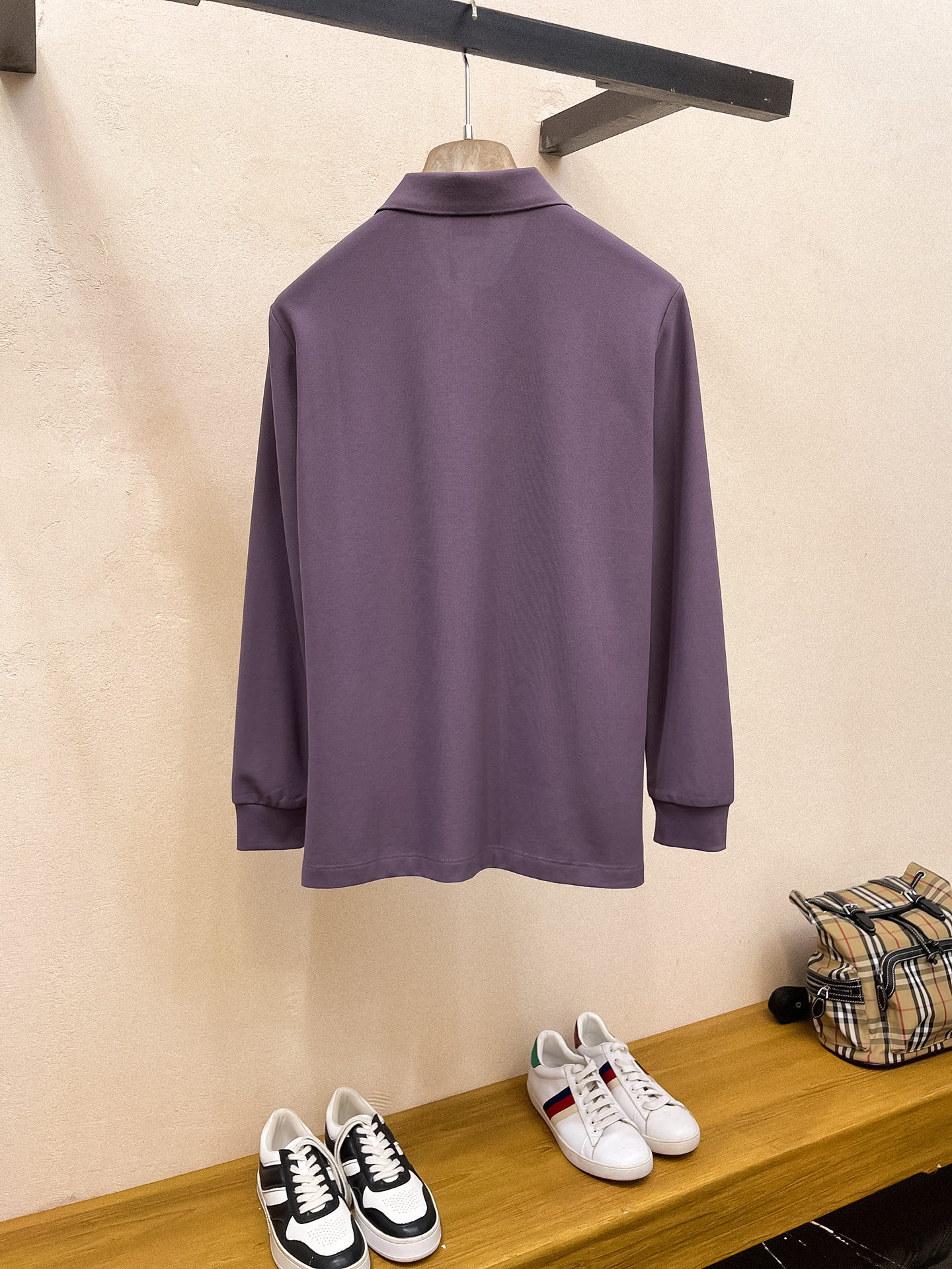 巴宝莉 𝟏𝟎𝟎%新疆长绒棉 柔软舒适2025 秋冬限量款长袖Polo系列𝗦𝗜𝗭𝗘：𝗠-𝟰𝗫𝗟