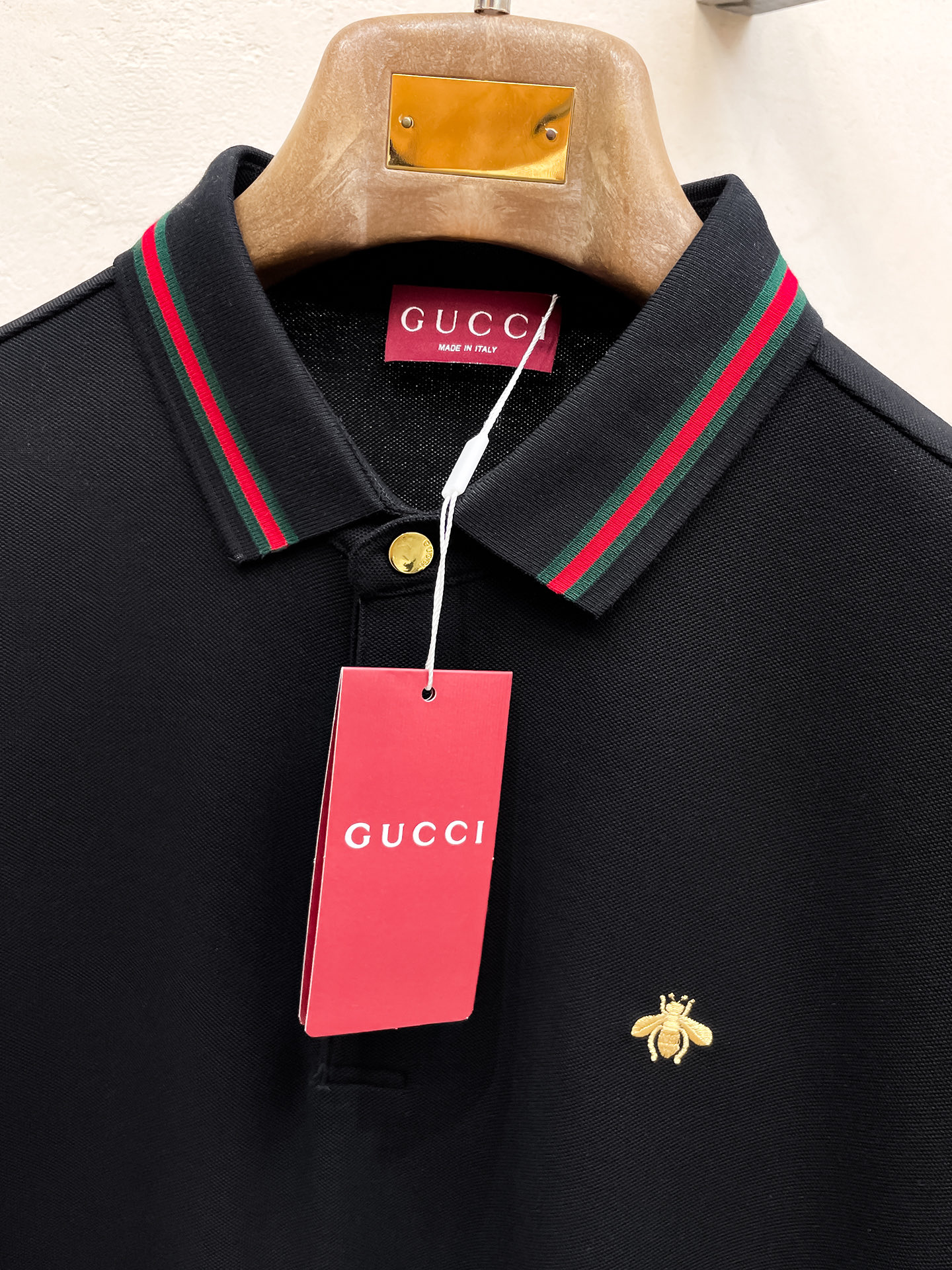 古驰 𝟏𝟎𝟎%新疆长绒棉 柔软舒适2025 秋冬限量款长袖Polo系列𝗦𝗜𝗭𝗘：𝗠-𝟰𝗫𝗟