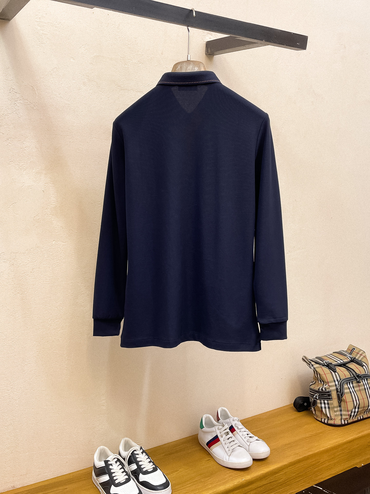 爱马仕 𝟏𝟎𝟎%新疆长绒棉 柔软舒适2025 秋冬限量款长袖Polo系列𝗦𝗜𝗭𝗘：𝗠-𝟰𝗫𝗟