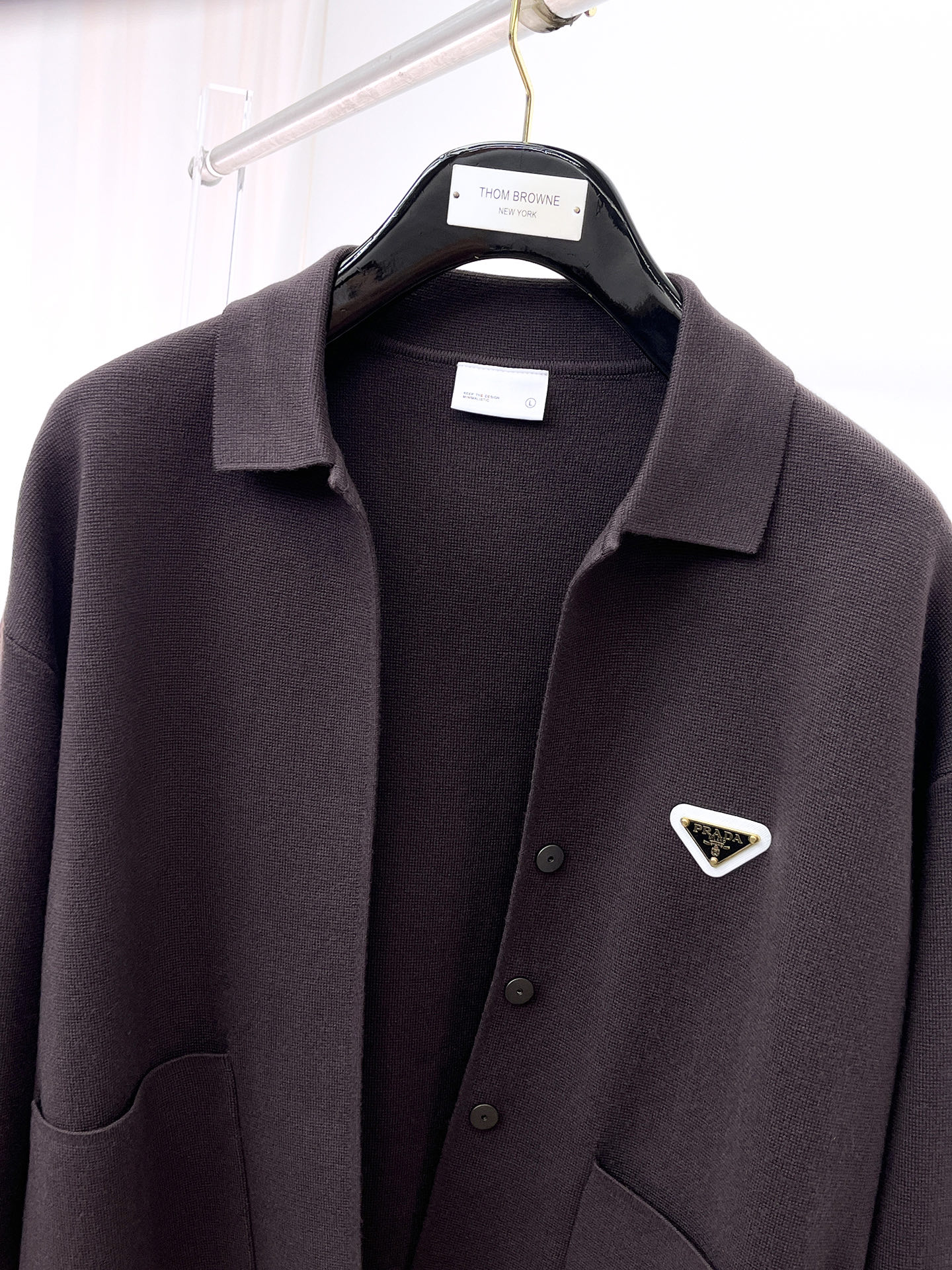 PTB 25ss秋冬【新品】最新最顶级开衫羊毛针织衫外套 ！开衫毛衣，精致配色融合新款潮套头衫，最顶级的