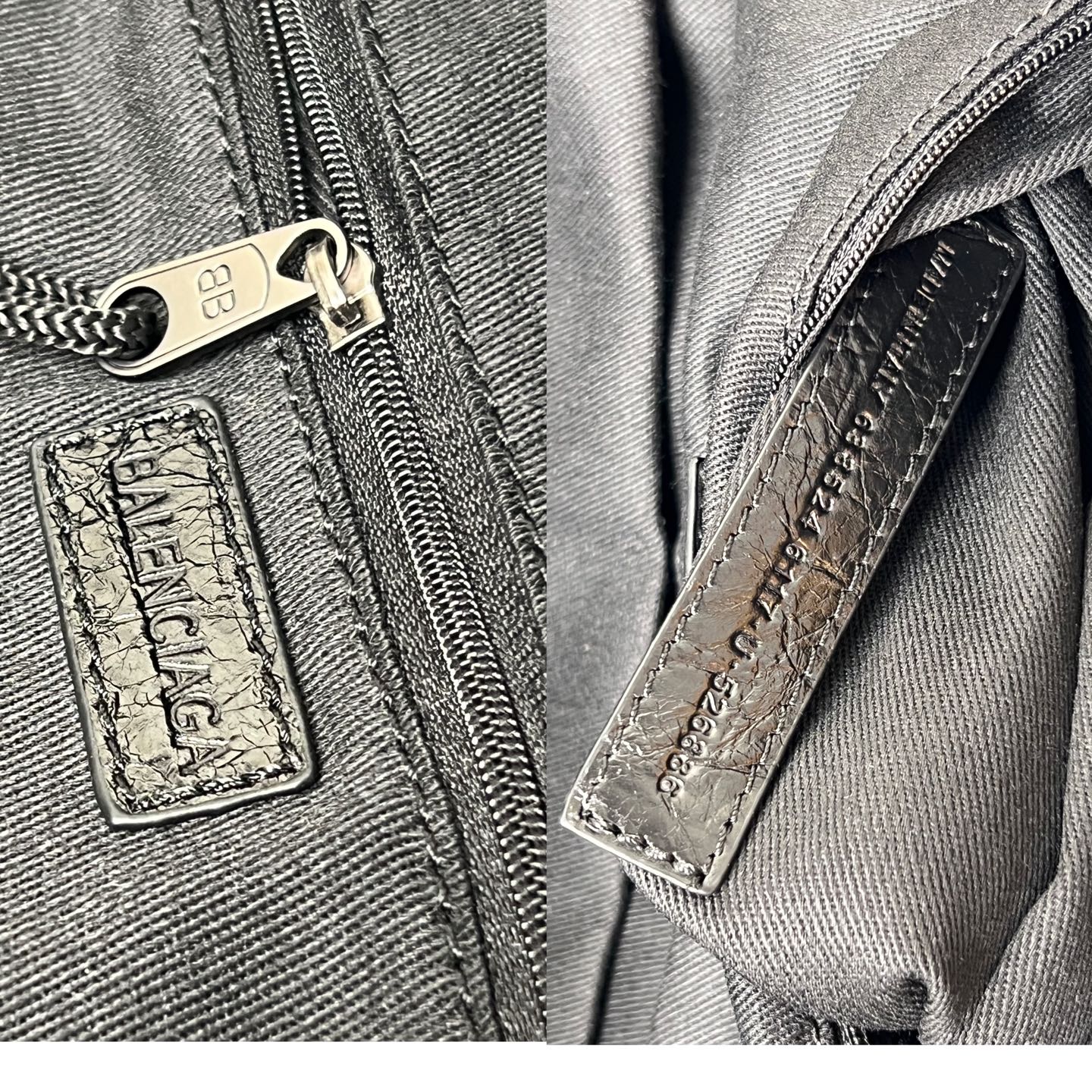 Balenciaga Style Black Leather Backpack Bags detail image 9 from source 776213
