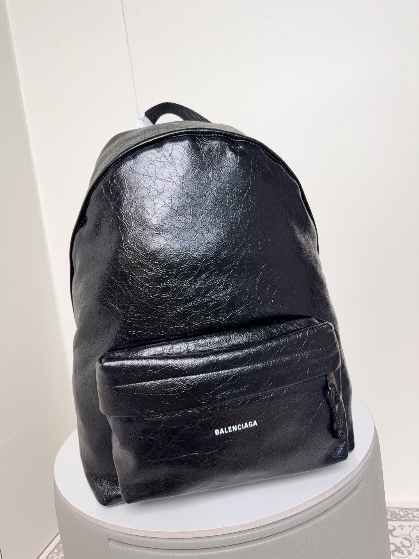Balenciaga Style Leather Backpack Lookbook Reference image 2