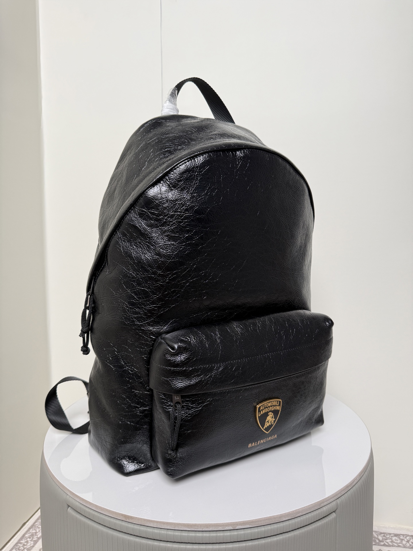 Balenciaga Style Leather Backpack Lookbook Reference image 2