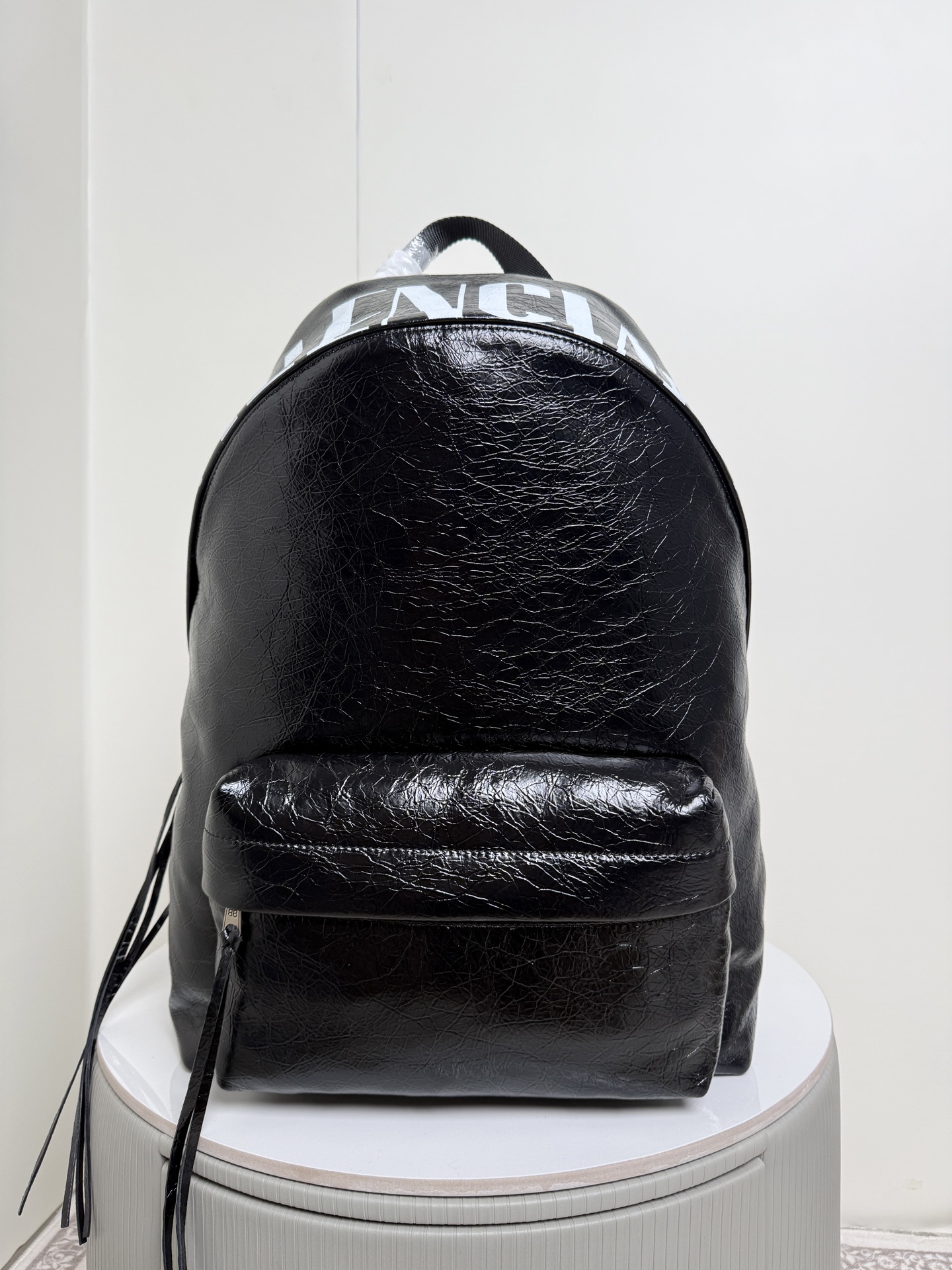 Balenciaga Style Black Leather Bag Lookbook Reference image 1