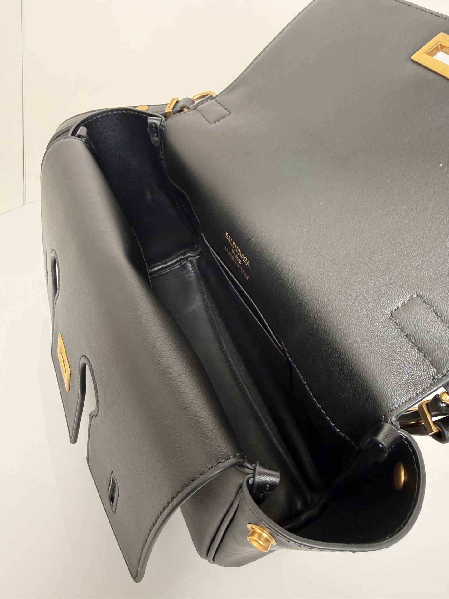 Balenciaga Black Multi Pocket Shoulder Bag