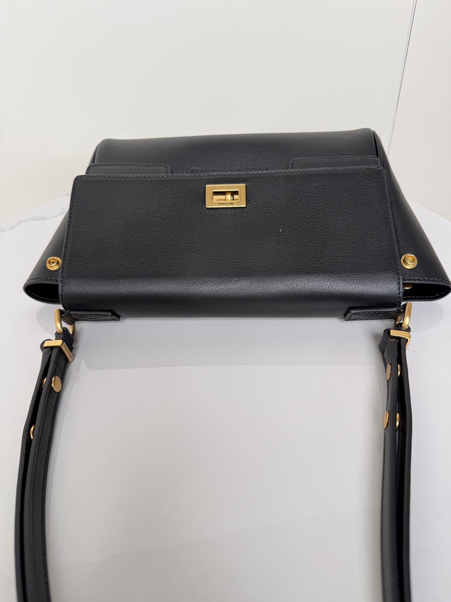 Balenciaga Black Multi Pocket Shoulder Bag