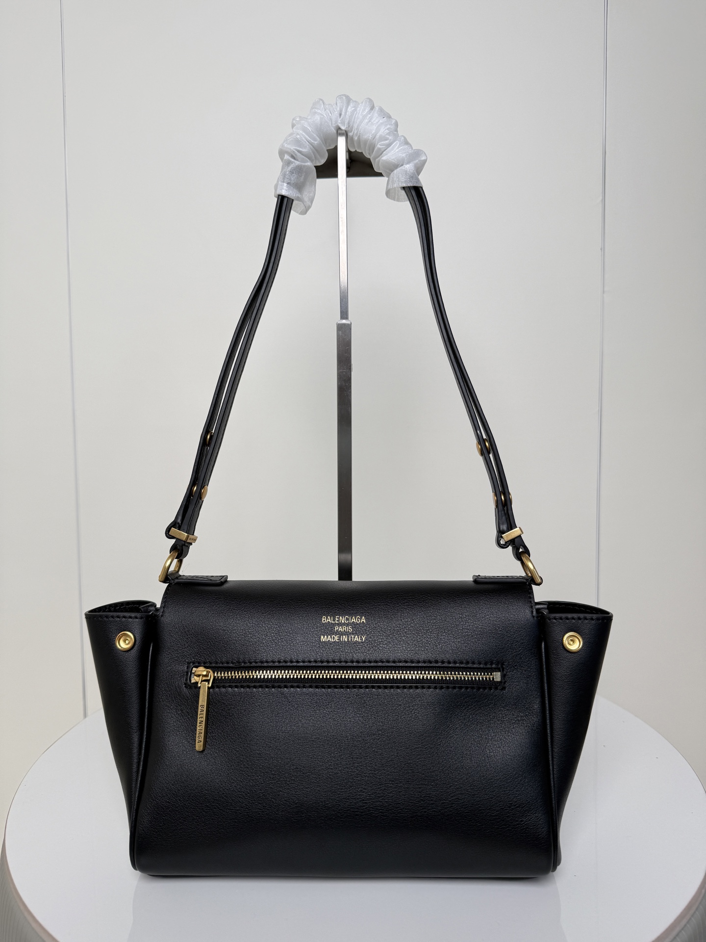 Balenciaga Black Multi Pocket Shoulder Bag
