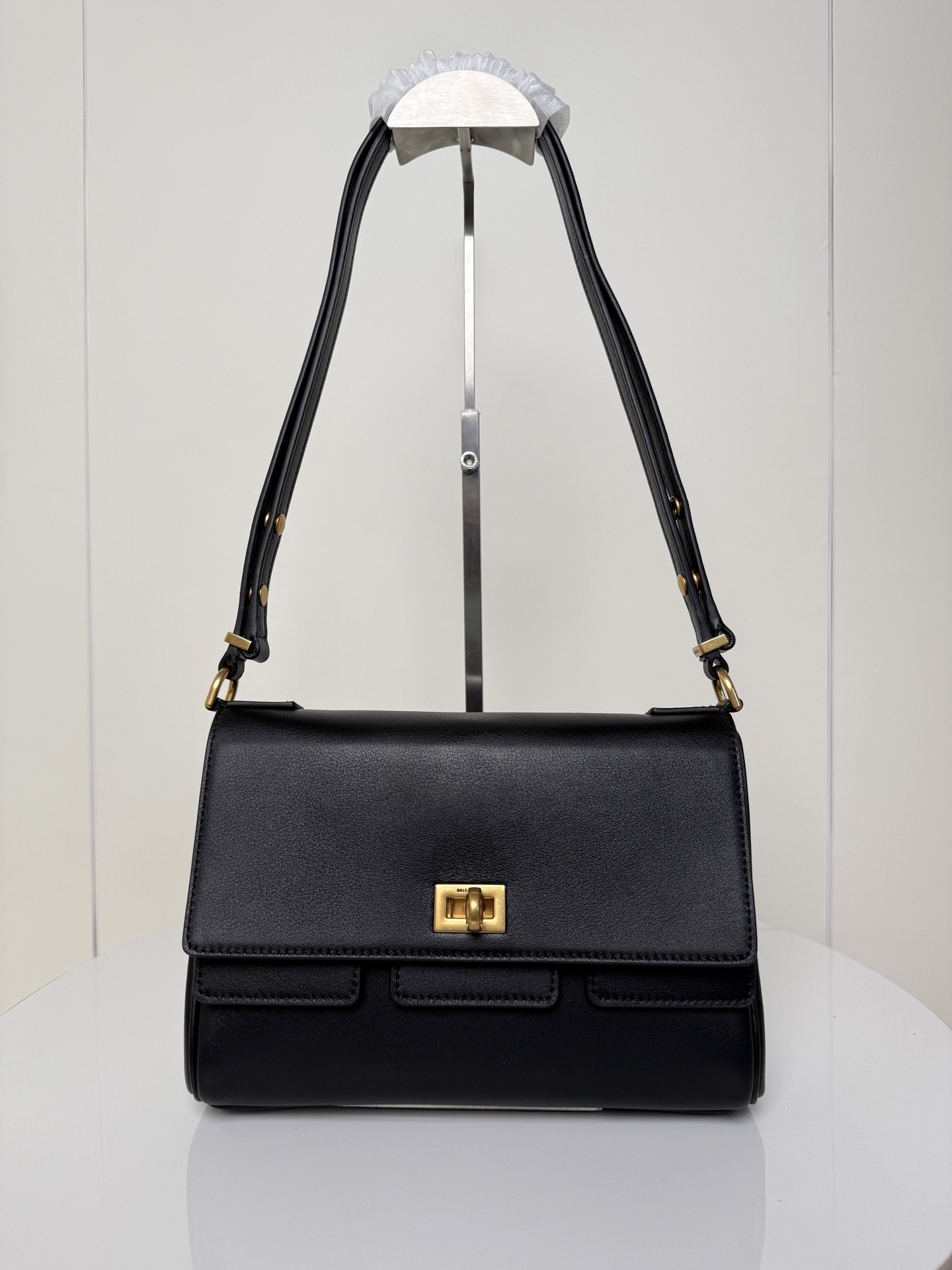 Balenciaga Black Multi Pocket Shoulder Bag