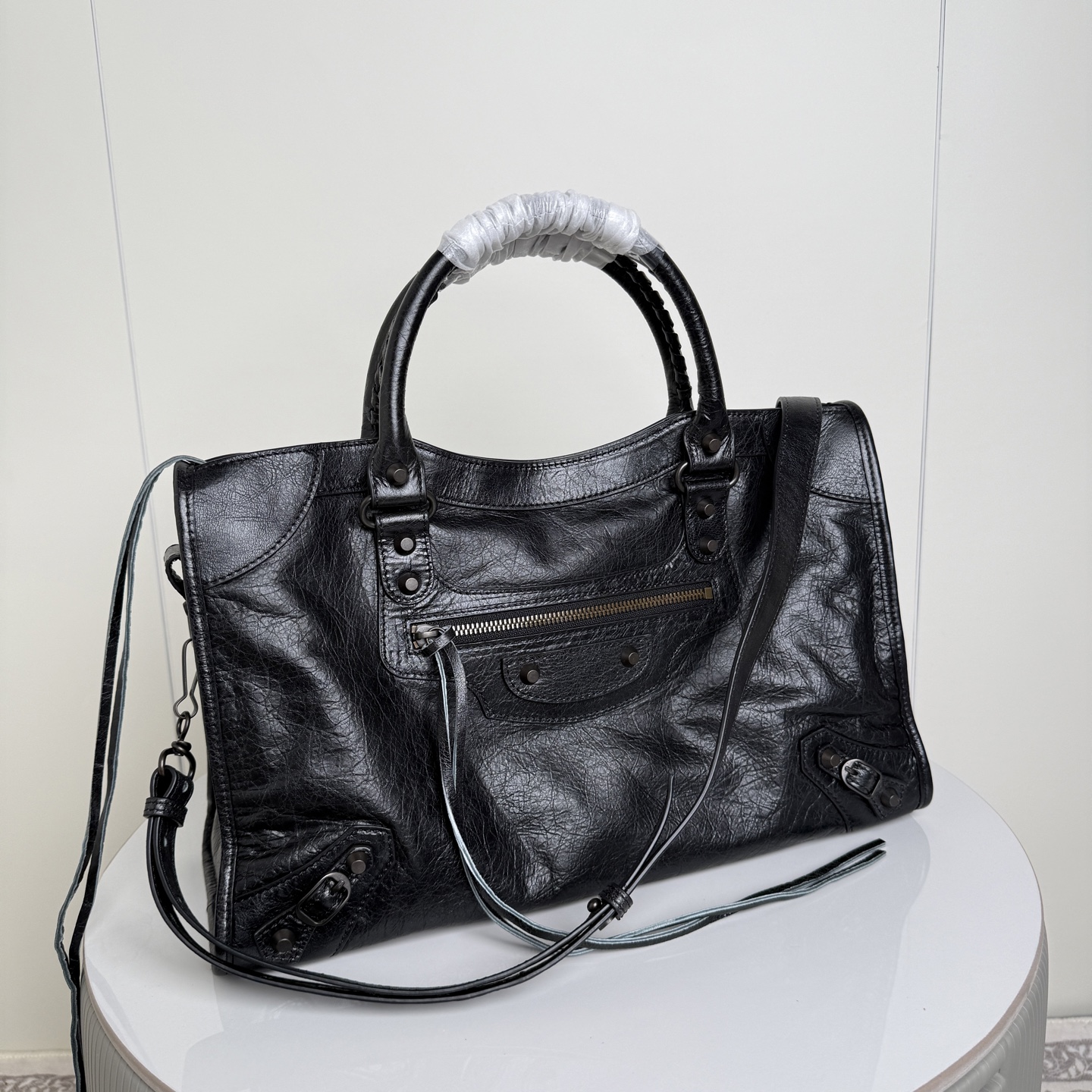 BALENCIAGA 2025新作 大型シティバッグ ブラック