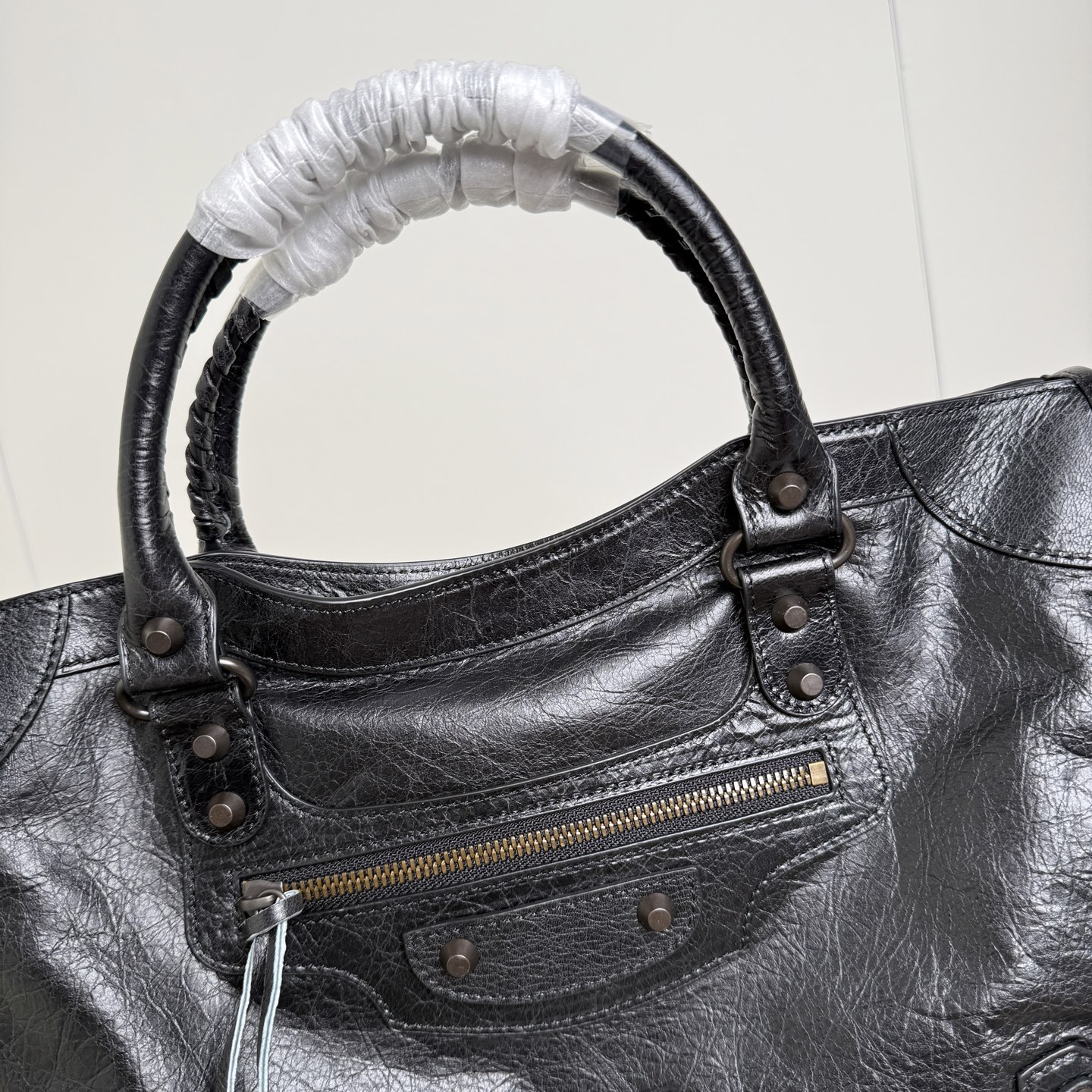 BALENCIAGA 2025新作 大型シティバッグ ブラック