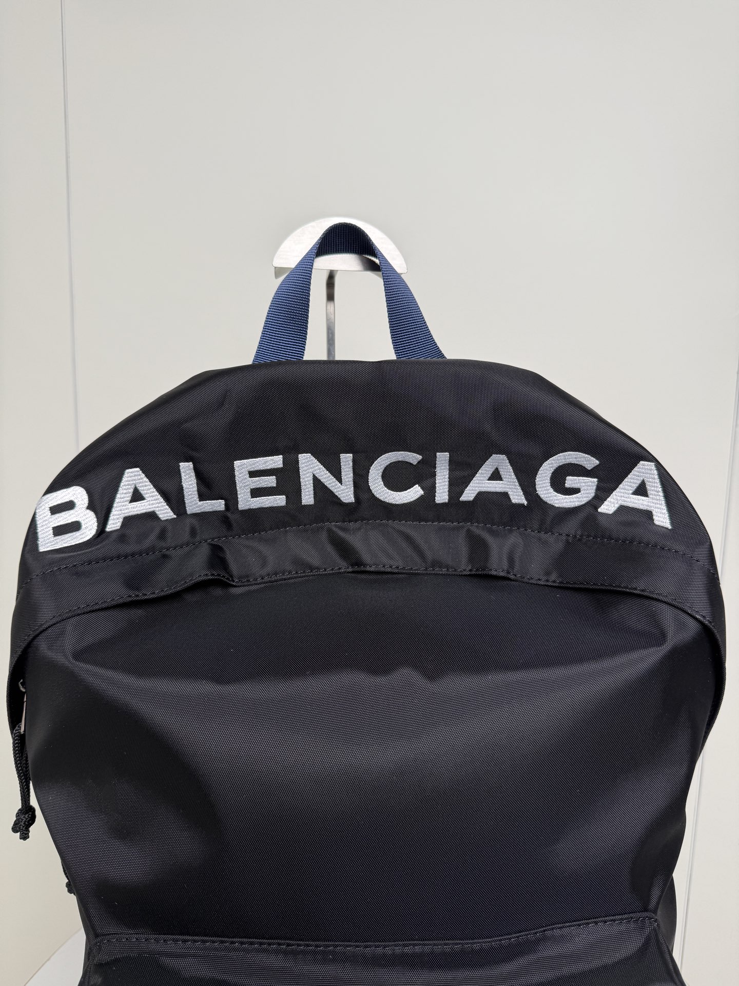 Balenciaga Style Blue Nylon Backpack Bags Backpack detail image 4 from source 776206