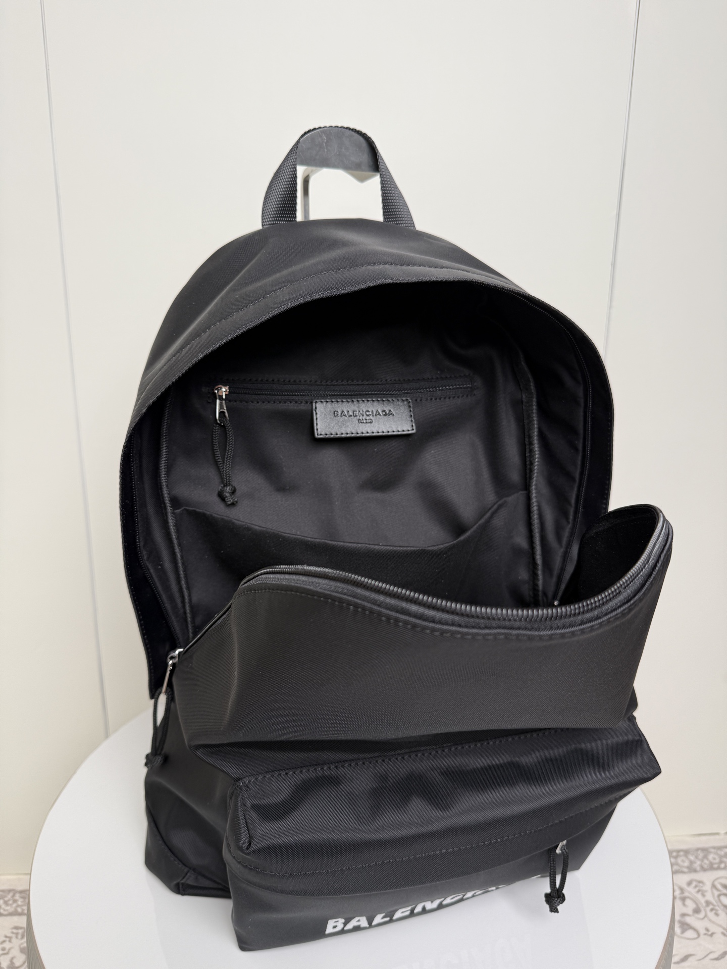 Balenciaga Style Black Nylon Backpack Bags Backpack detail image 7 from source 776207