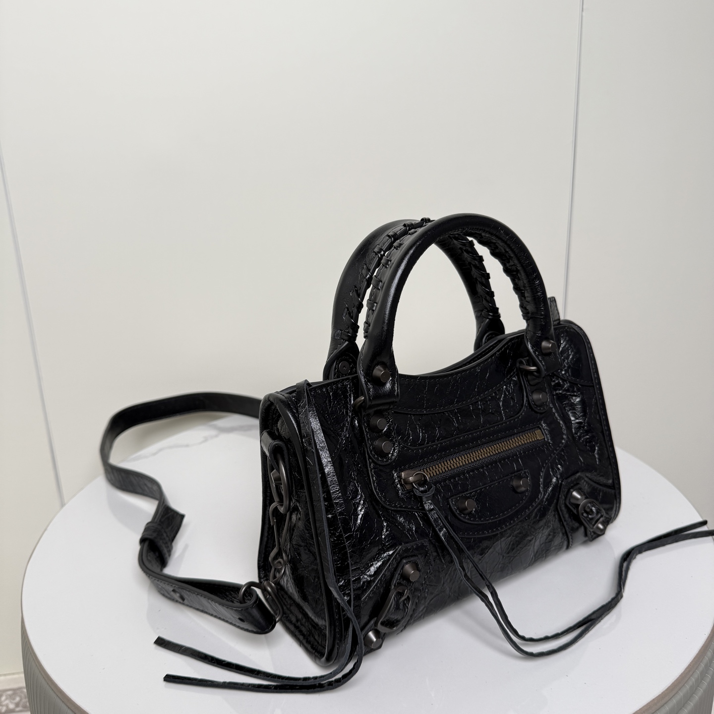 BALENCIAGA LE CITY 小型机车包 - ブラック