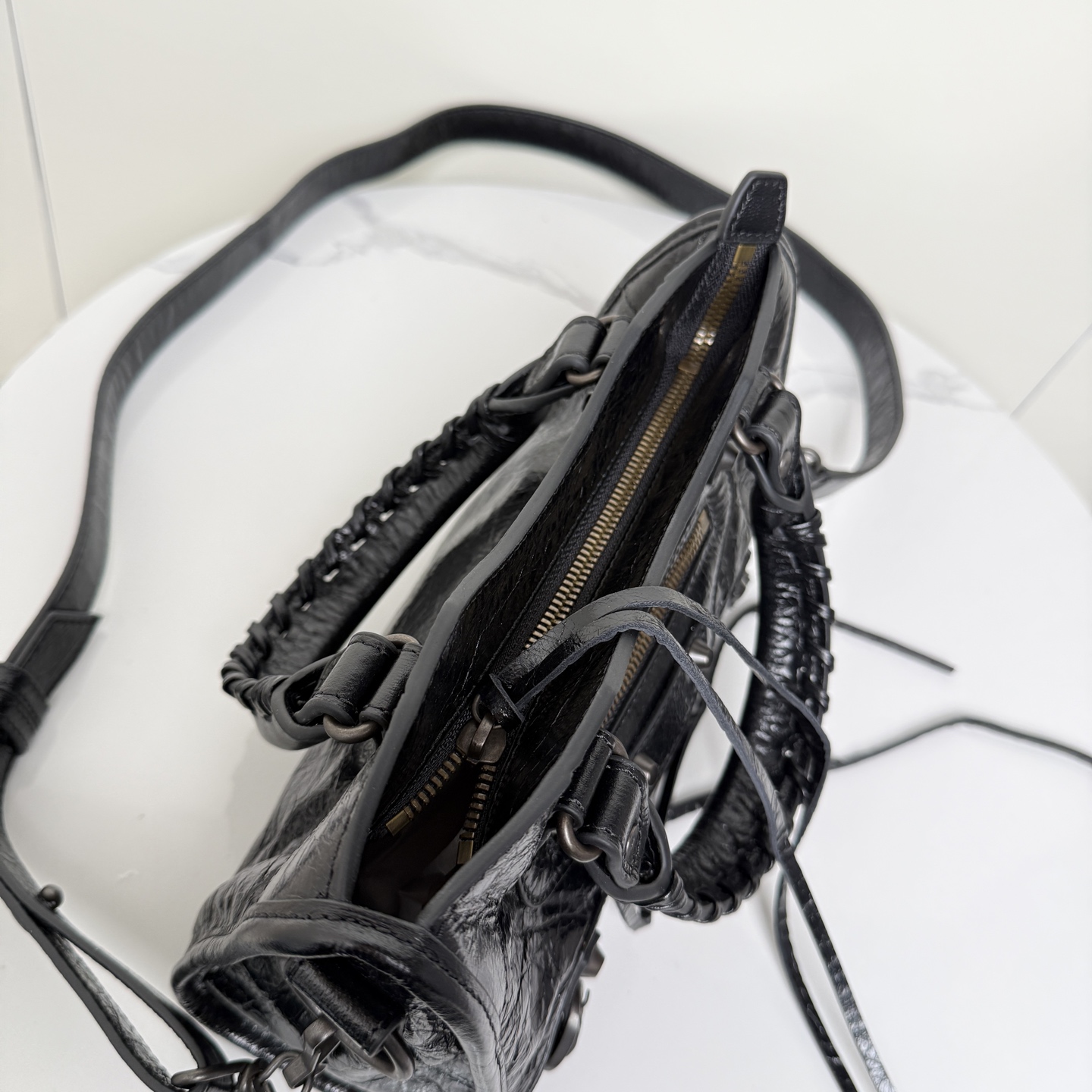 BALENCIAGA LE CITY 小型机车包 - ブラック