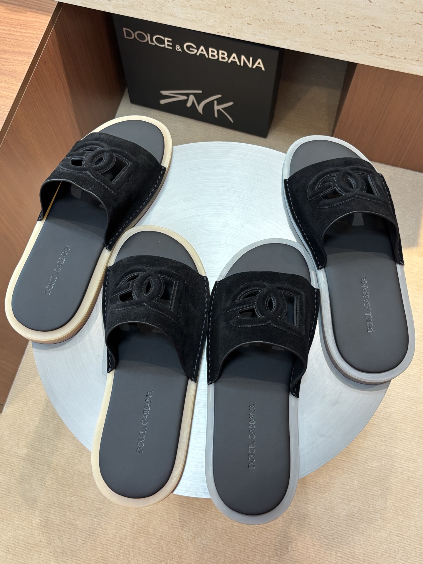 Dolce & Gabbana Men's Leather Logo Sandals | Summer Essential 6 i1746986710109 8205 0 4