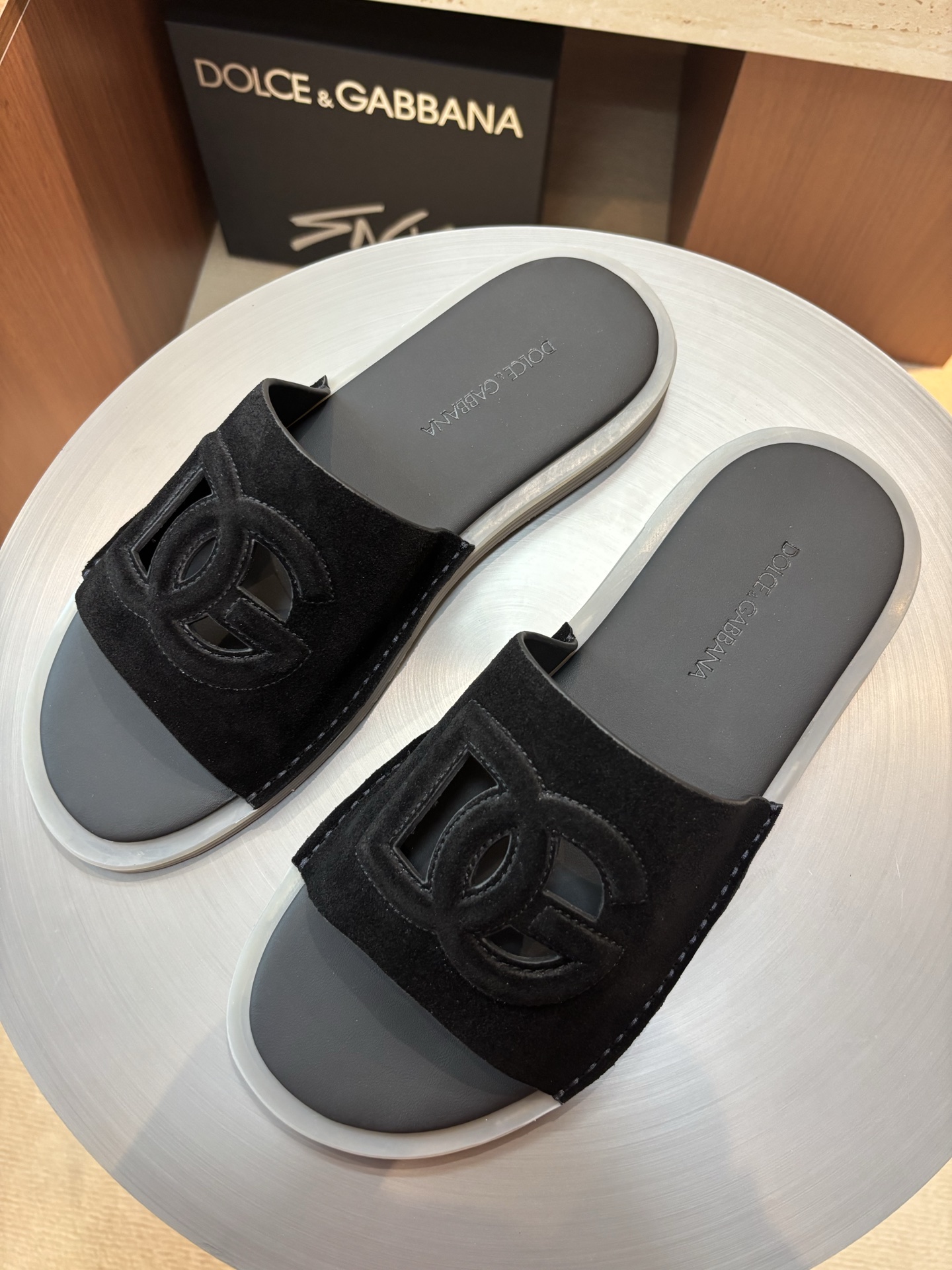 Dolce & Gabbana Men's Leather Logo Sandals | Summer Essential 2 i1746986710147 7240 0 0