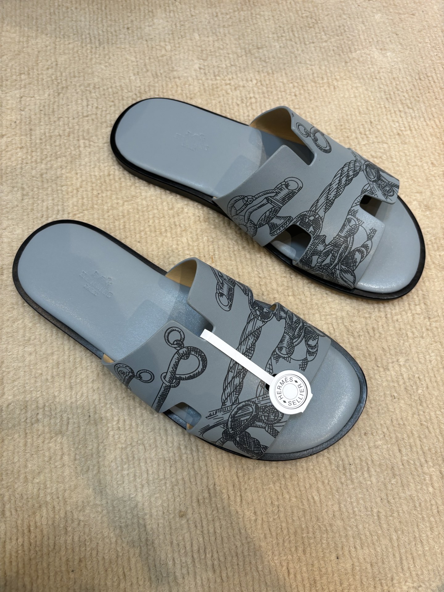 Hermes Style Leather Men's Shoes Lookbook Reference image 2