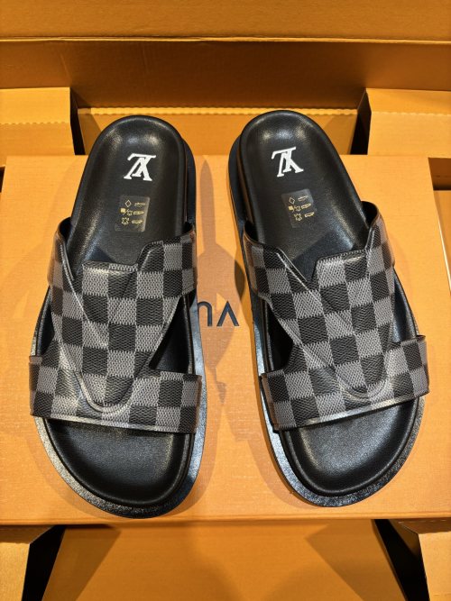 Louis Vuitton Oasis Monogram Leather Sandals | Comfortable Summer Slides 1 Louis Vuitton Oasis Monogram Leather Sandals | Comfortable Summer Slides