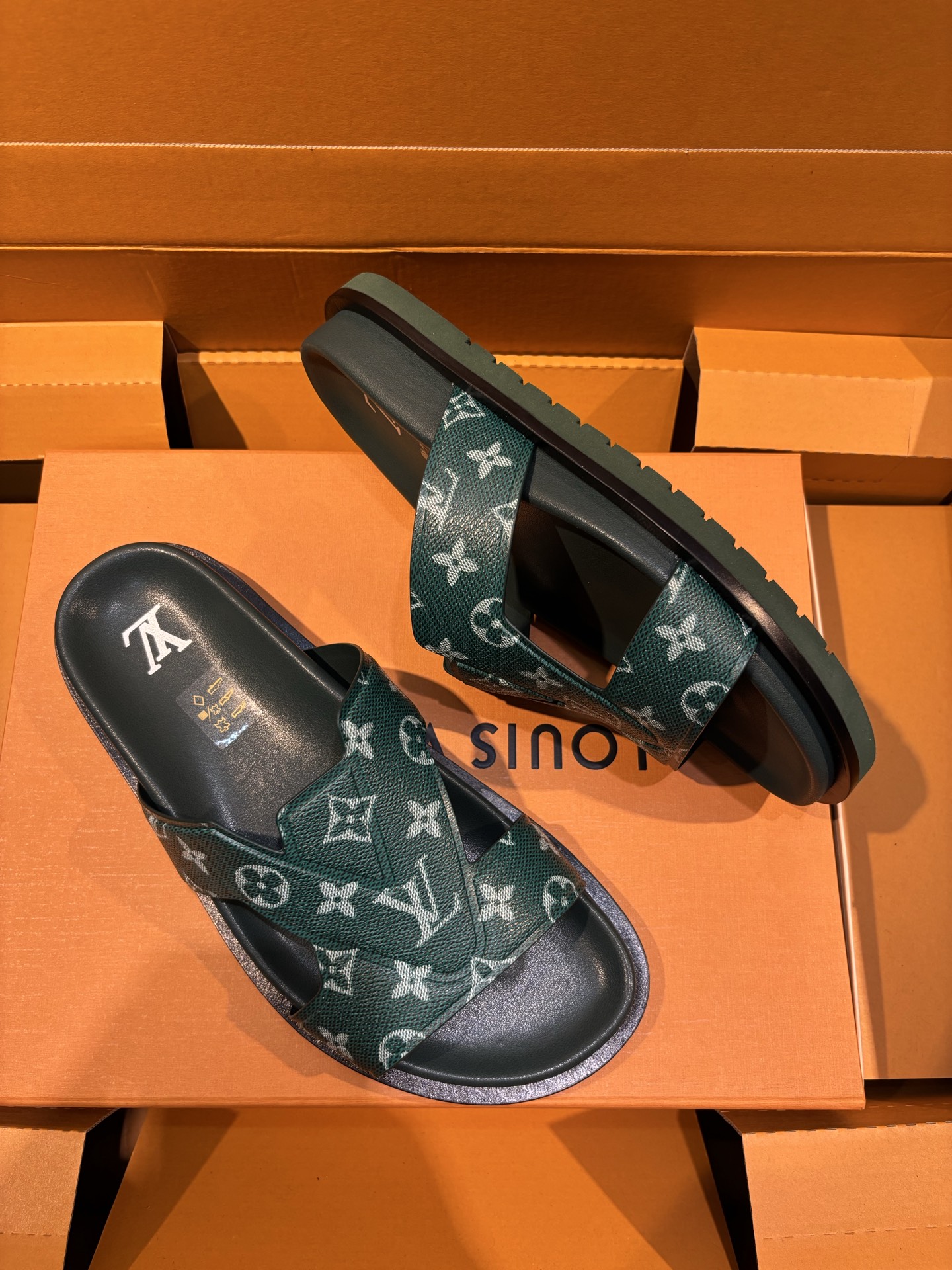 Louis Vuitton Oasis Monogram Leather Sandals - Comfortable Summer Slides 4 i1750075695117 99 0 2