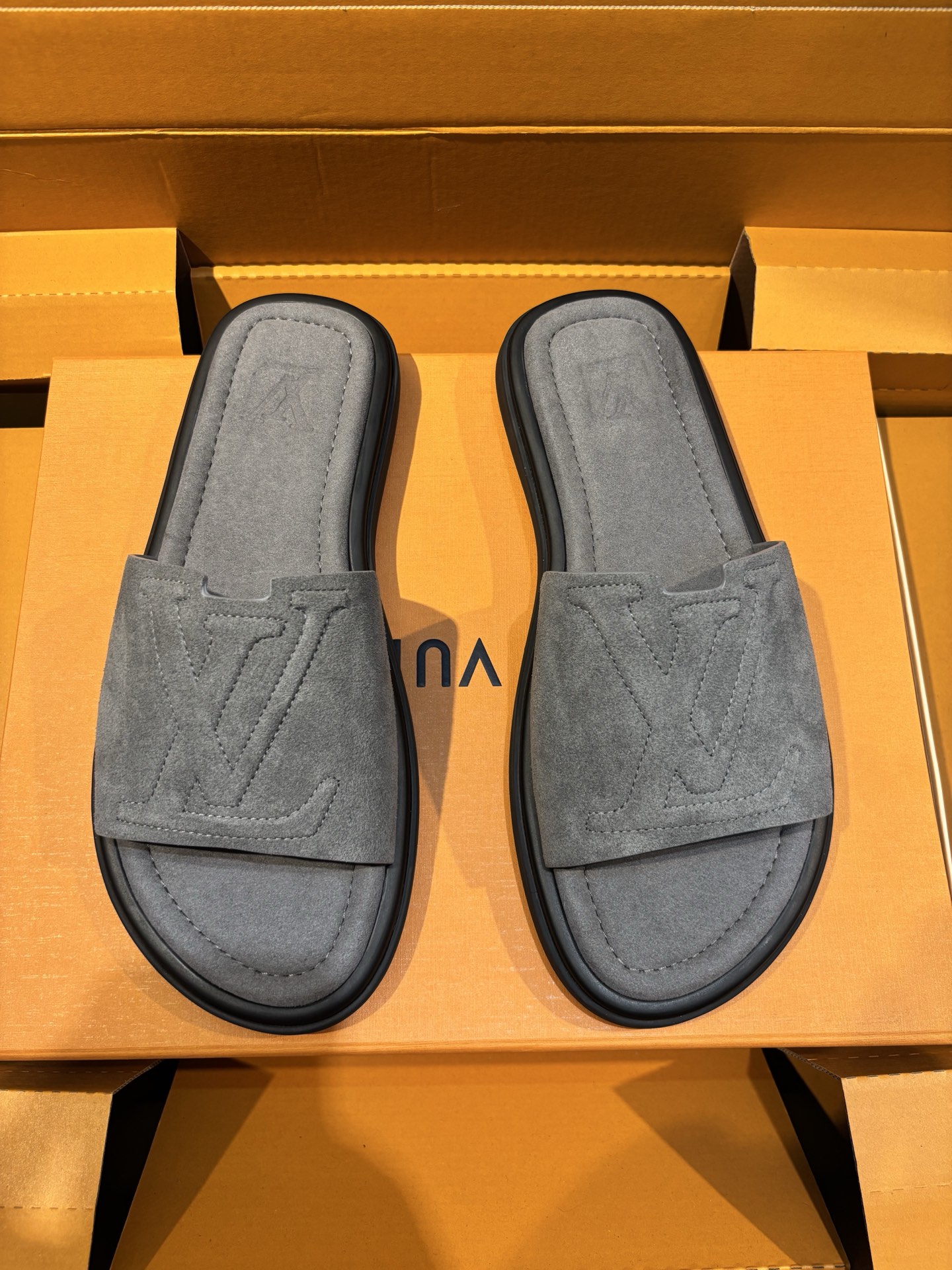 Louis Vuitton Oasis Heren Sandalen - Monogram Kalfsleer - Zomerse Stijl