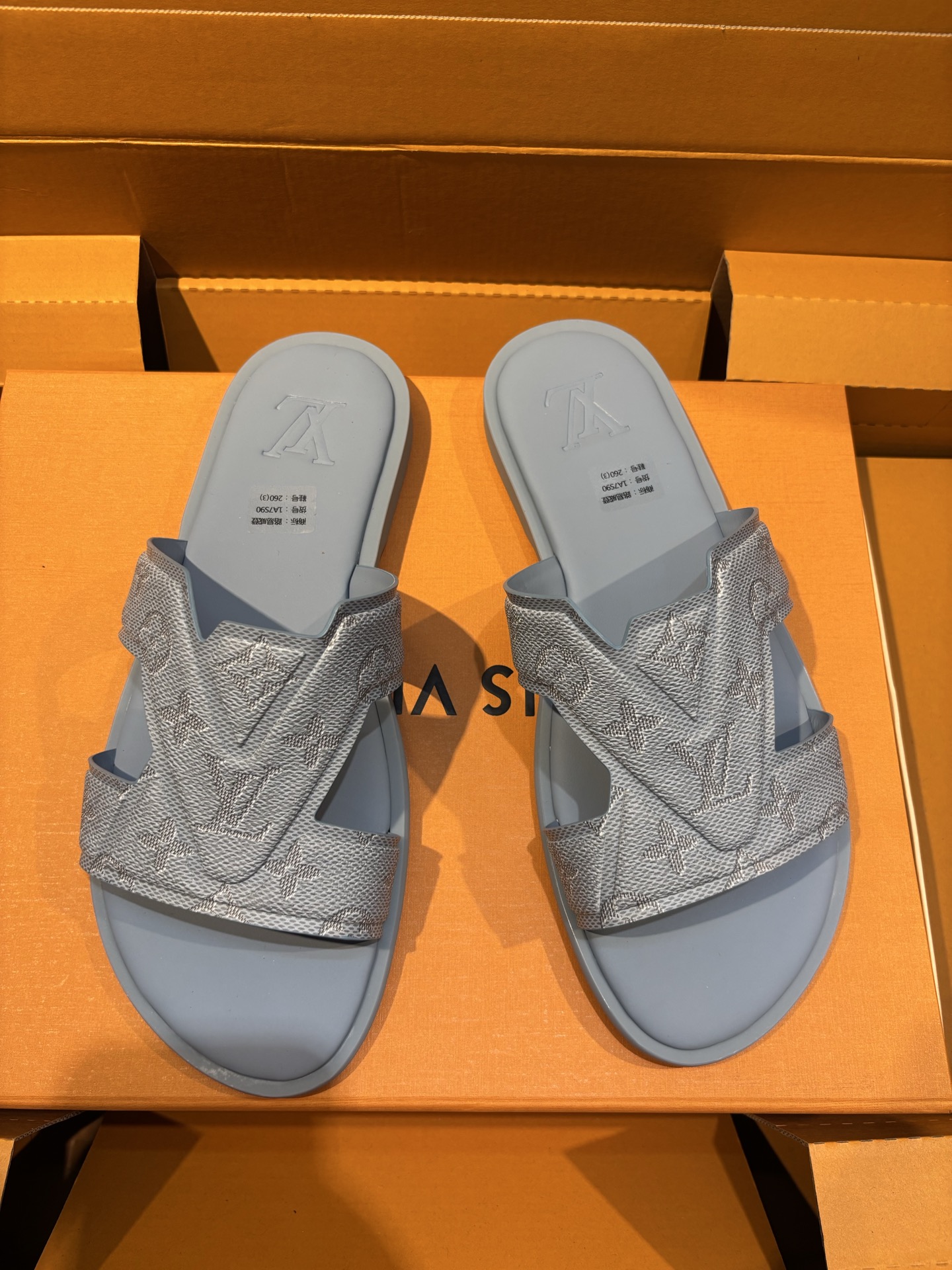 Louis Vuitton Oasis Monogram Leather Sandals, Stylish and comfortable