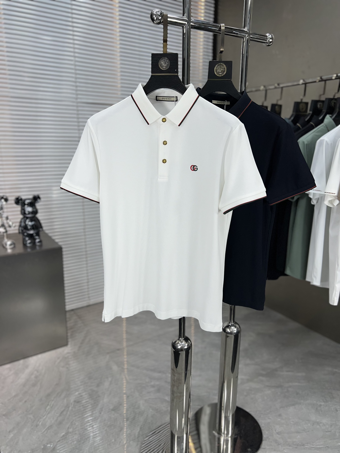 Gucci Kleding Polo T-Shirt Katoen Lente/Zomercollectie Fashion Korte mouw