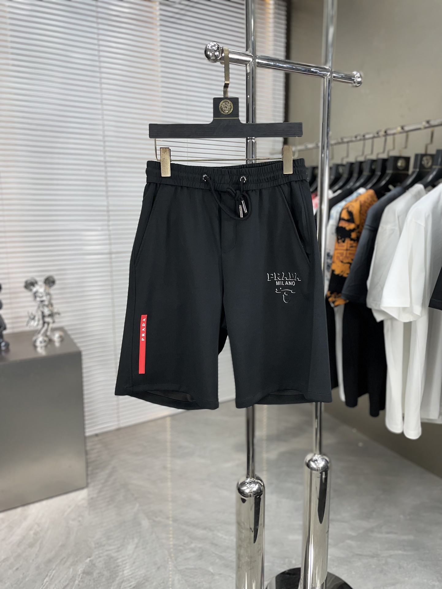 Online verkoop
 Prada Kleding Broek Katoen Lente/Zomercollectie Fashion Casual