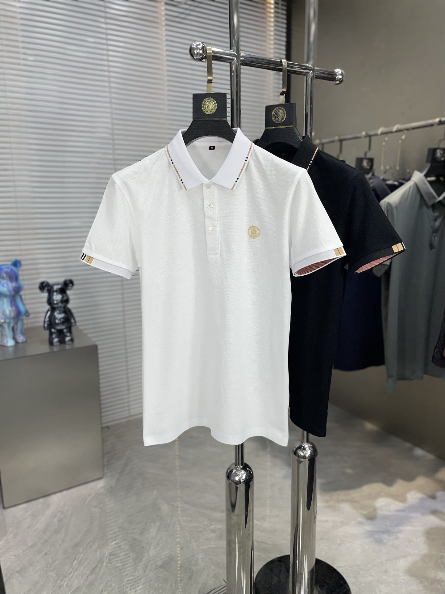 Burberry Kleding Polo T-Shirt Katoen Lente/Zomercollectie Fashion Korte mouw