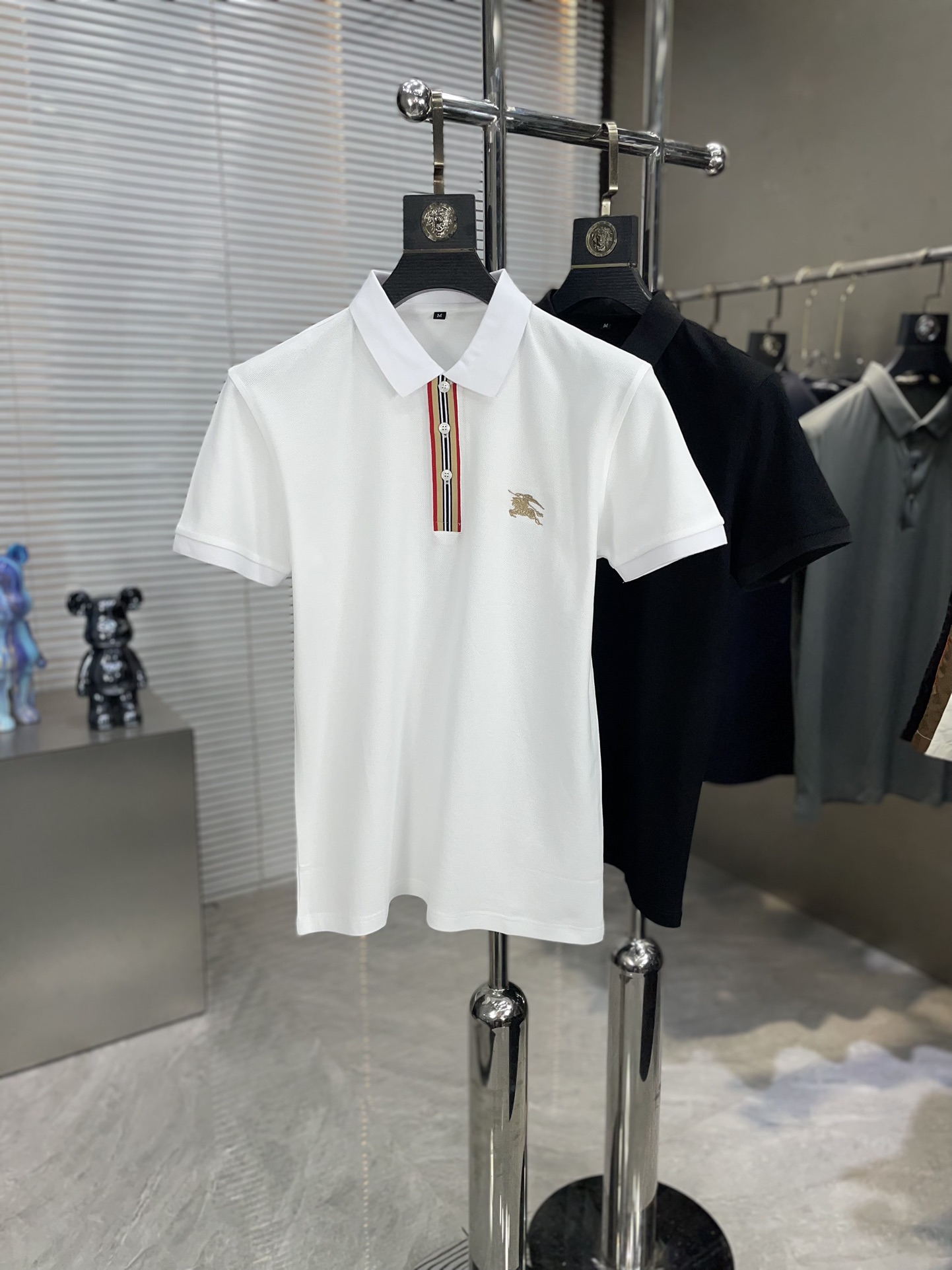 Burberry Kleding Polo T-Shirt Katoen Lente/Zomercollectie Fashion Korte mouw