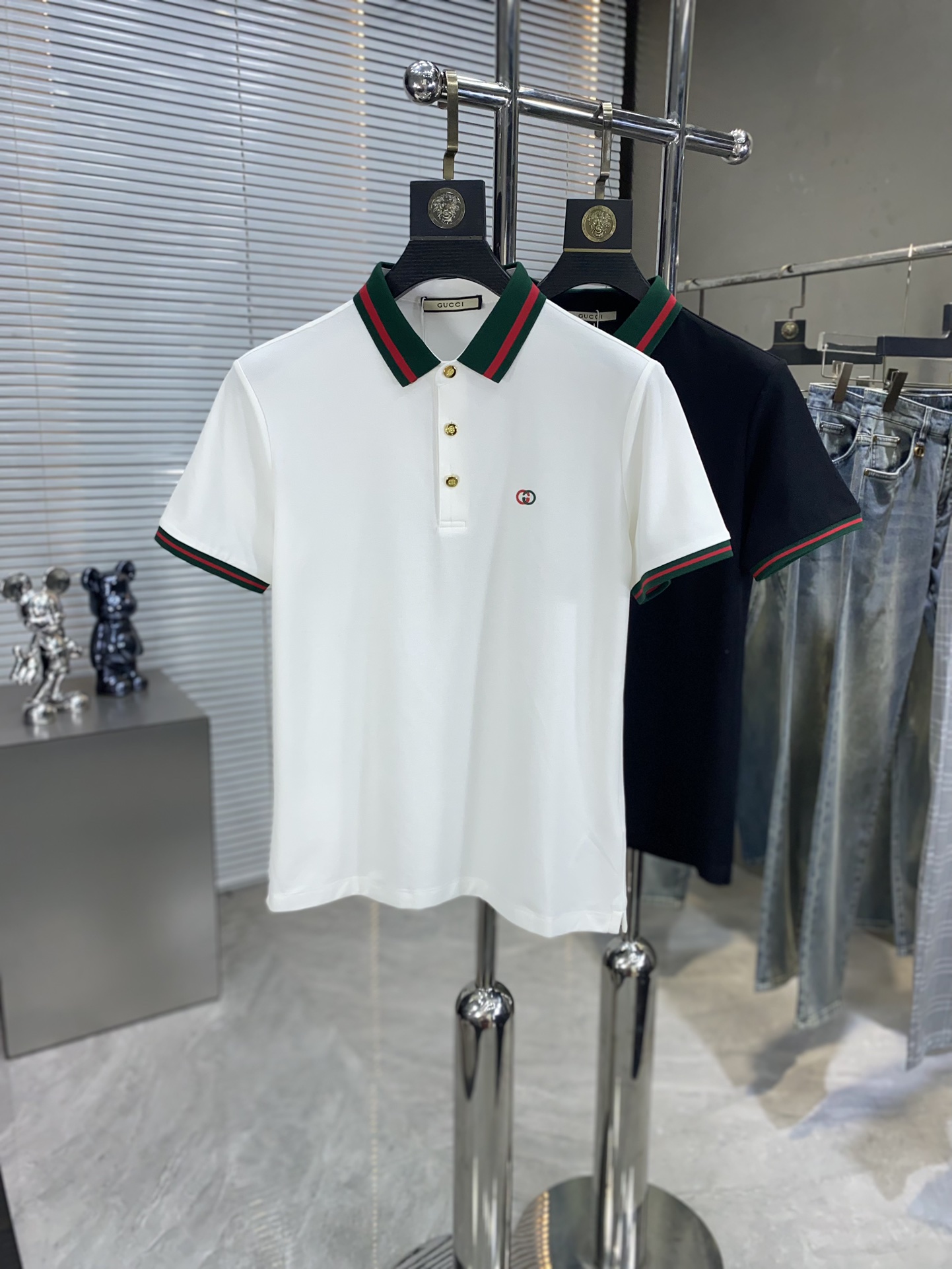 Gucci Kleding Polo T-Shirt Katoen Lente/Zomercollectie Fashion Korte mouw