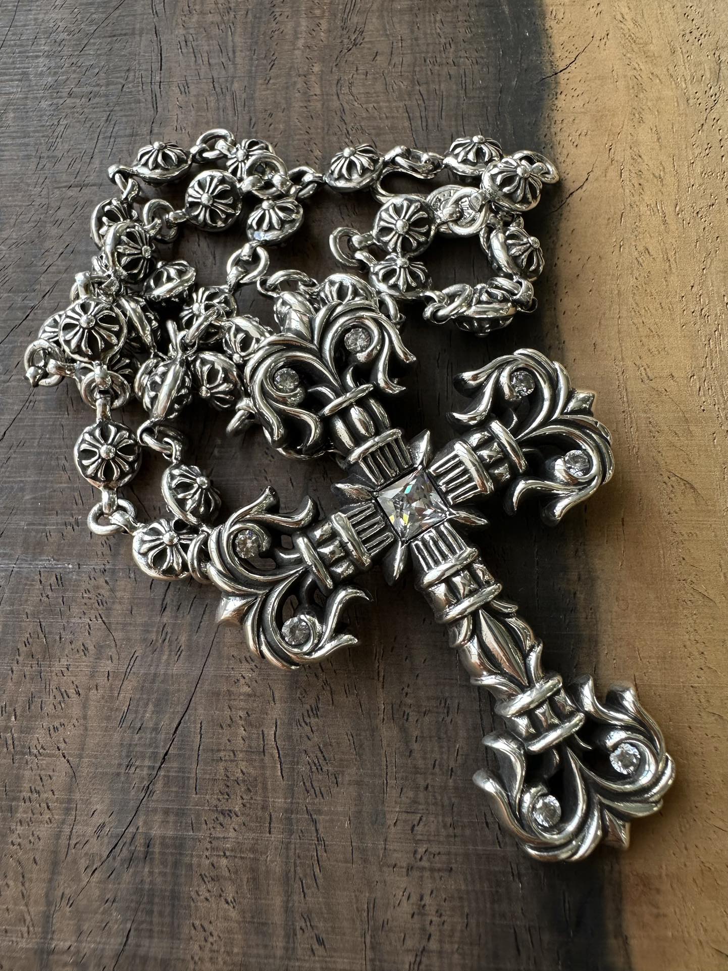 Necklace Pendant, 925 Silver Diamond Custom
