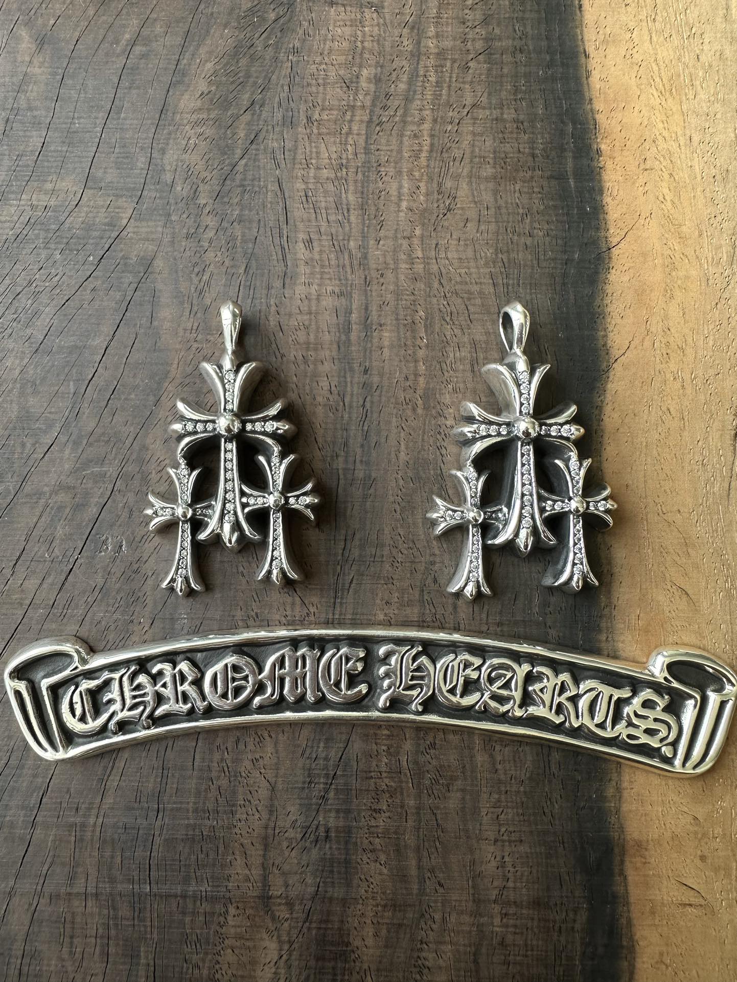 Necklace Pendant, 925 Silver Diamond Custom