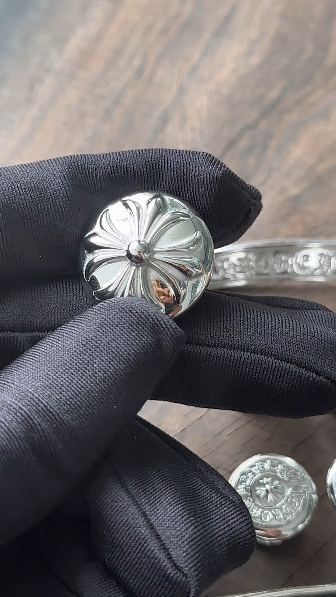 Gold-plated custom with diamond setting